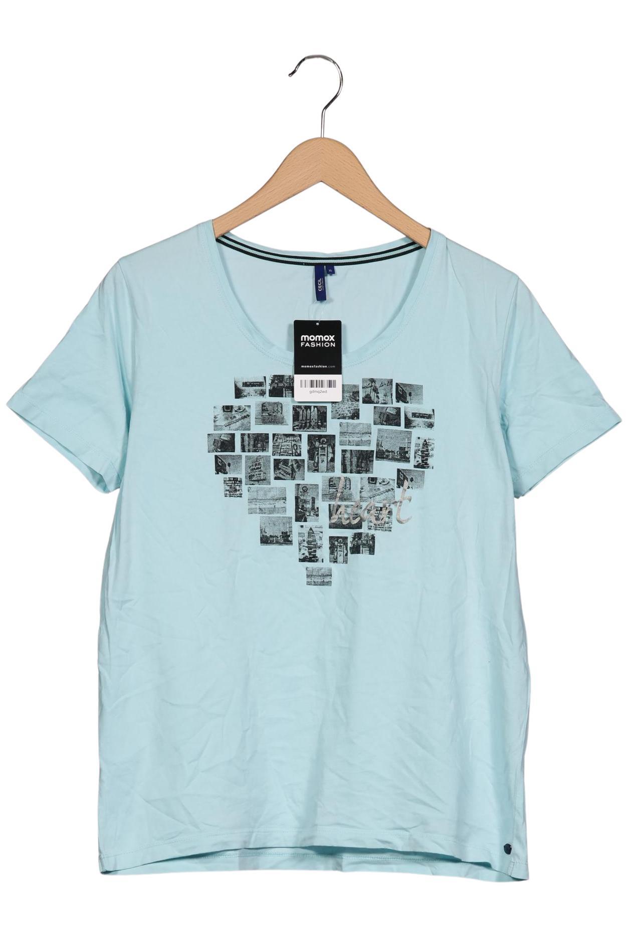 

Cecil Damen T-Shirt, hellblau, Gr. 44