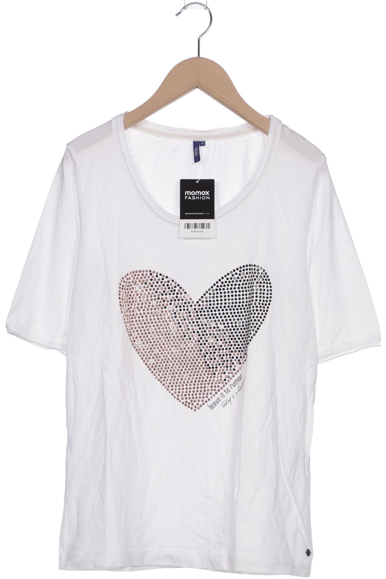 

Cecil Damen T-Shirt, weiß, Gr. 38