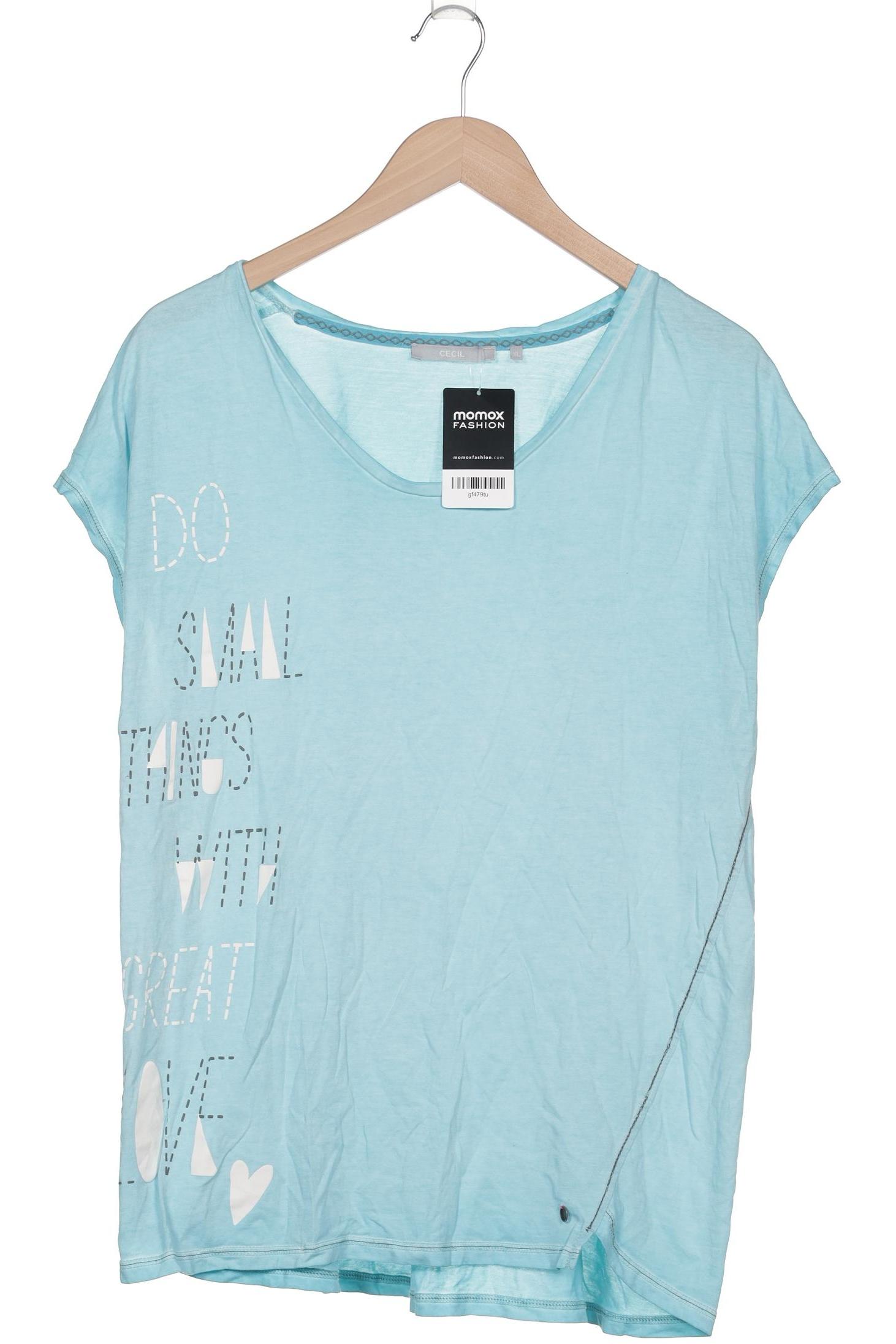 

Cecil Damen T-Shirt, hellblau, Gr. 46