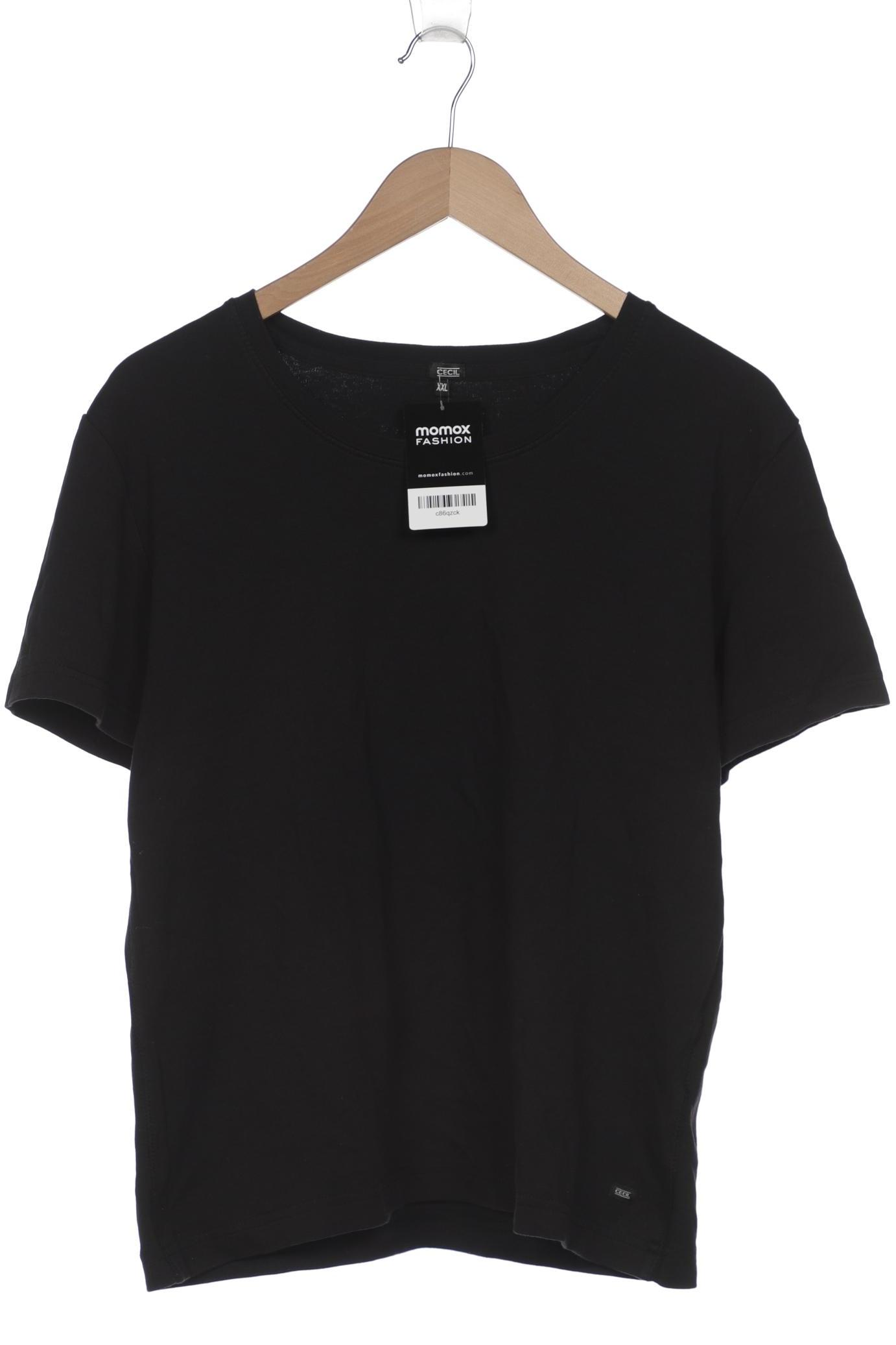 

Cecil Damen T-Shirt, schwarz, Gr. 46