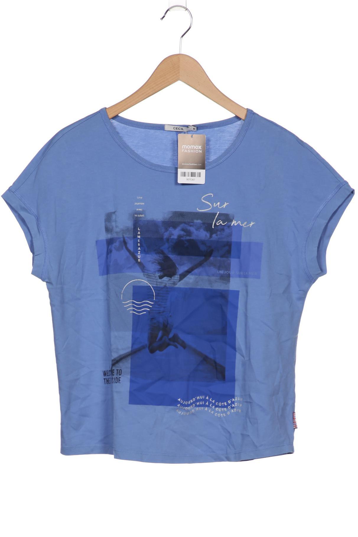 

CECIL Damen T-Shirt, hellblau