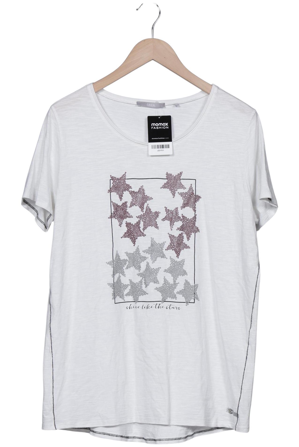 

Cecil Damen T-Shirt, weiß, Gr. 44