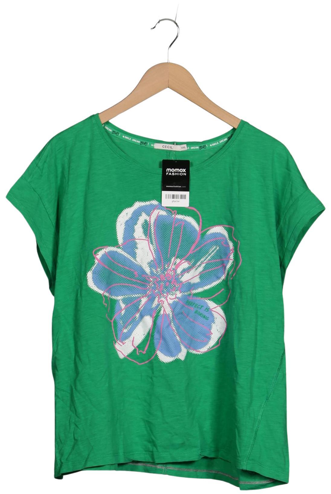 

Cecil Damen T-Shirt, grün, Gr. 46