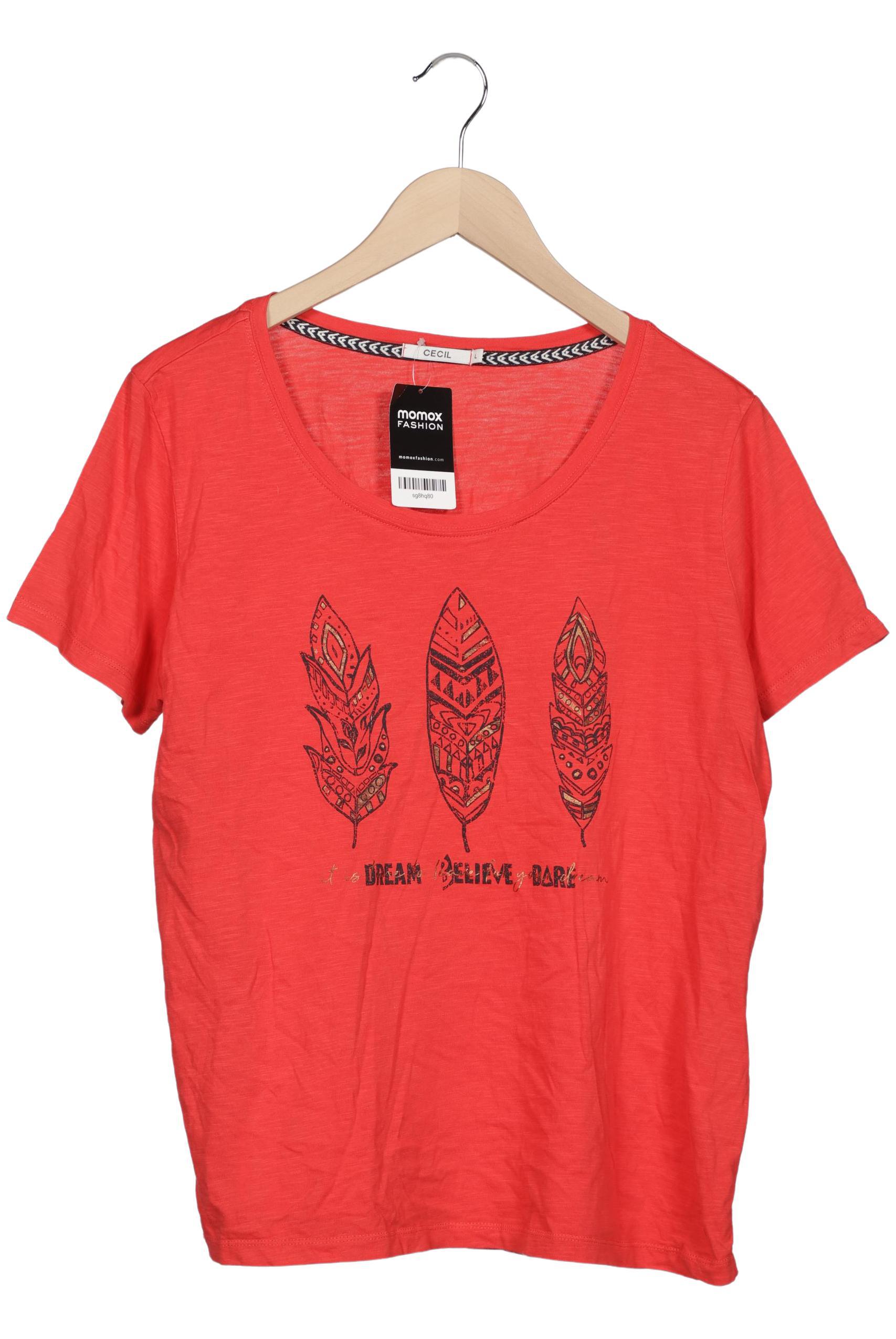 

Cecil Damen T-Shirt, rot, Gr. 42