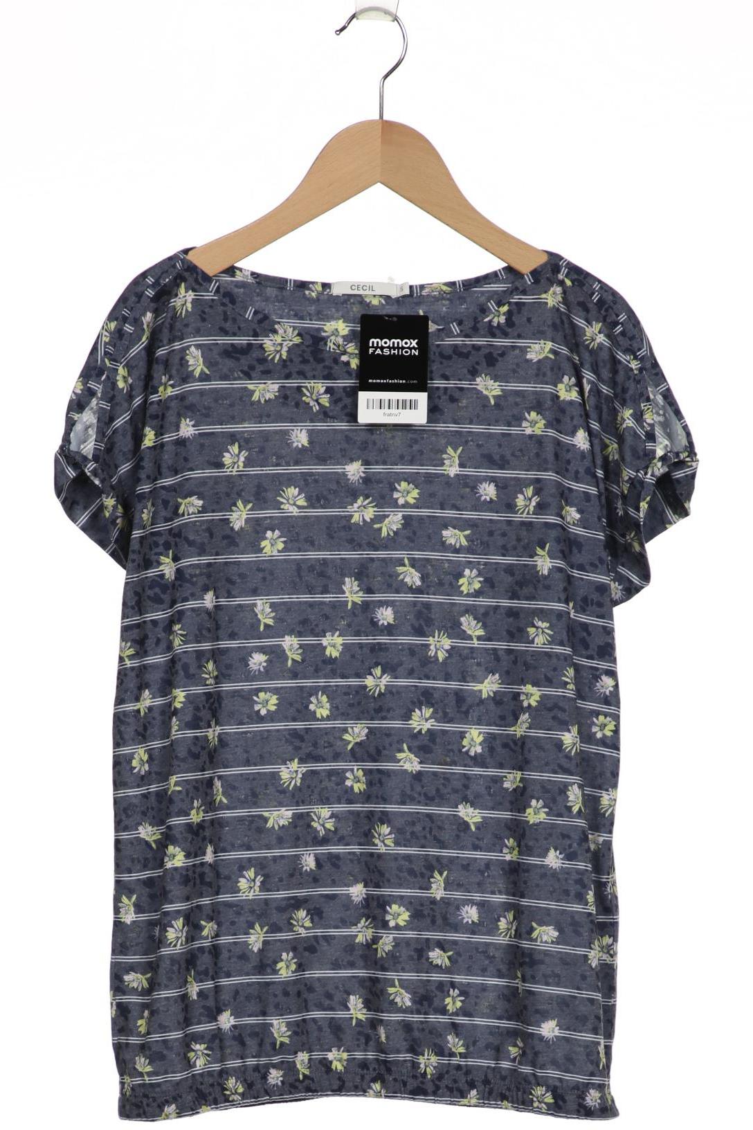 

Cecil Damen T-Shirt, blau, Gr. 36