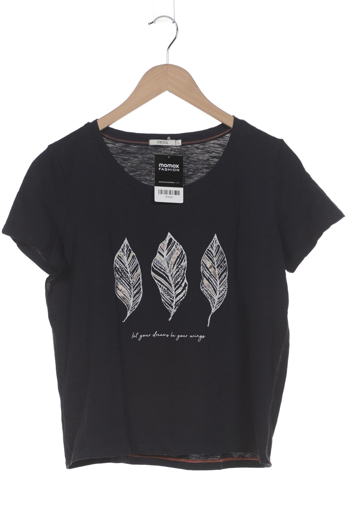 

Cecil Damen T-Shirt, marineblau, Gr. 42