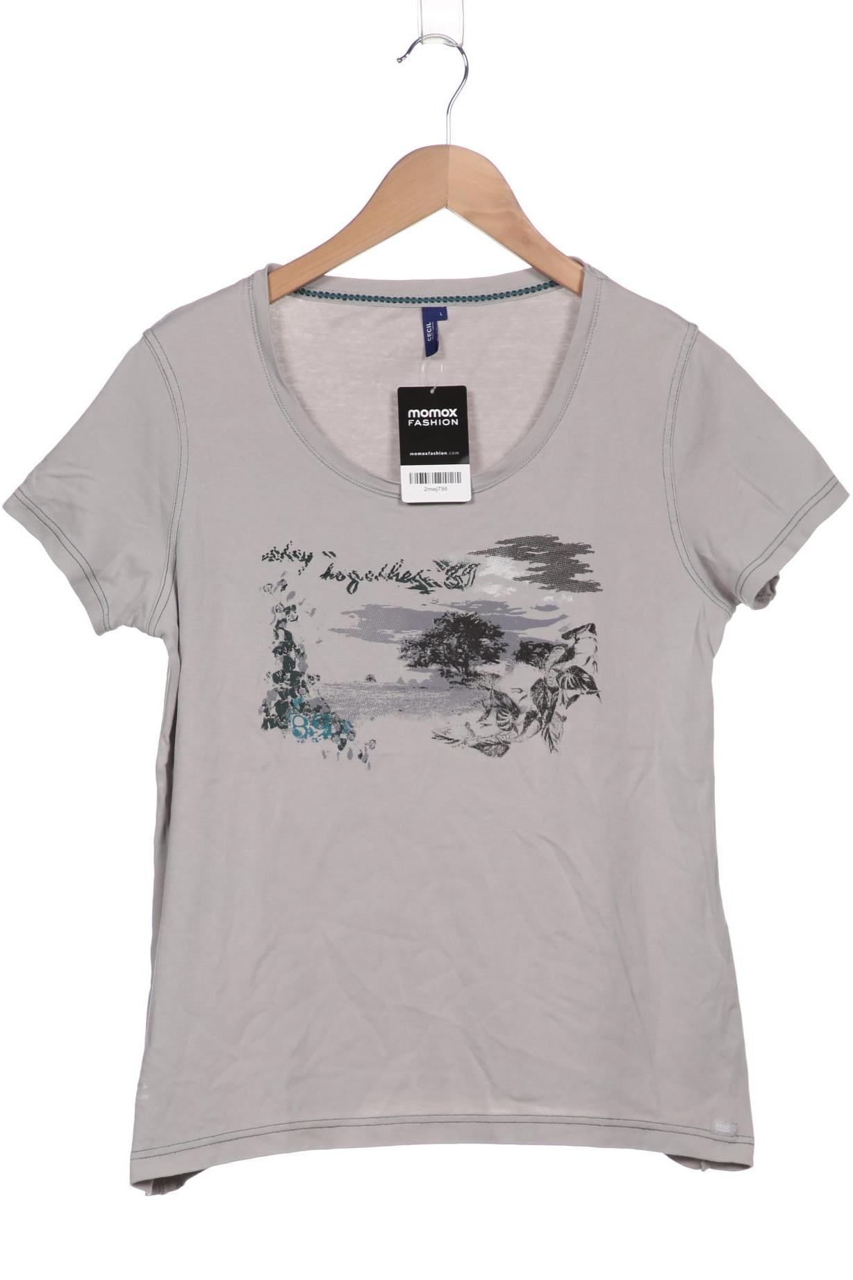 

Cecil Damen T-Shirt, grau, Gr. 42