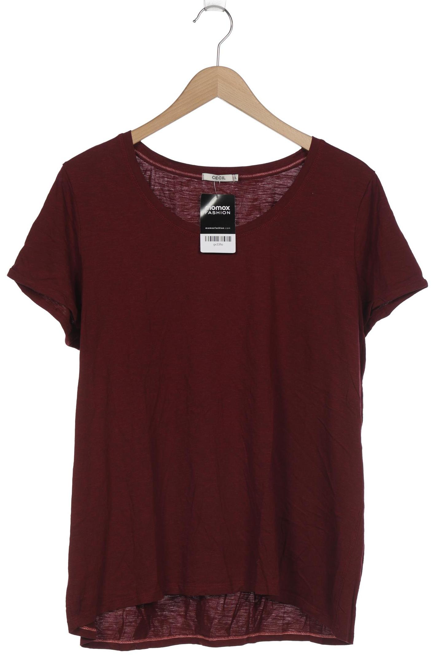 

Cecil Damen T-Shirt, bordeaux, Gr. 46