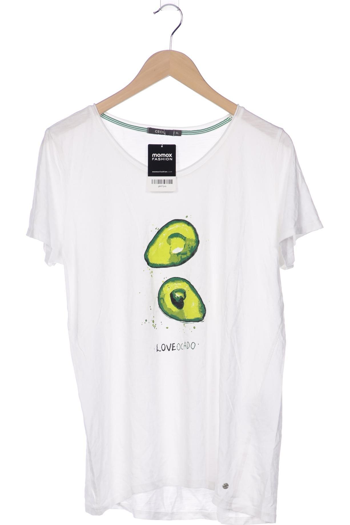 

Cecil Damen T-Shirt, weiß, Gr. 44
