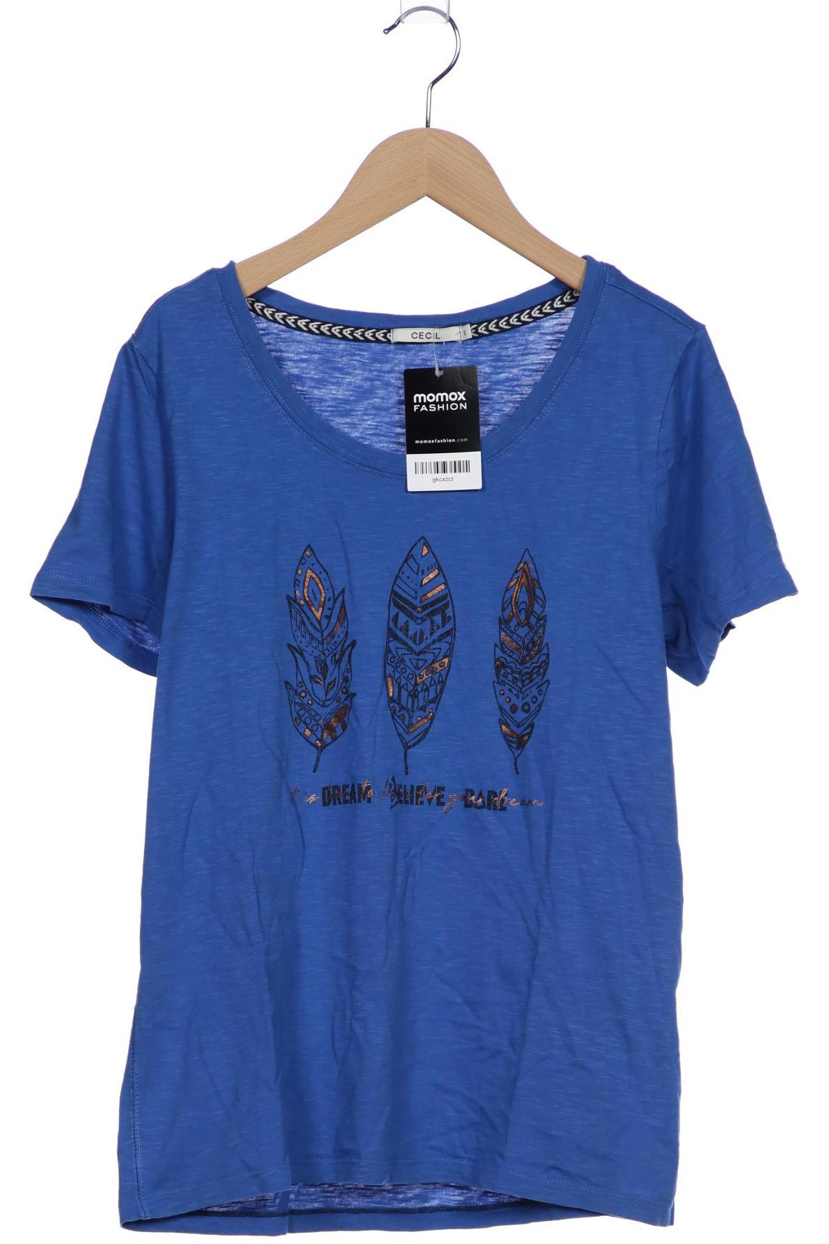 

Cecil Damen T-Shirt, blau, Gr. 36