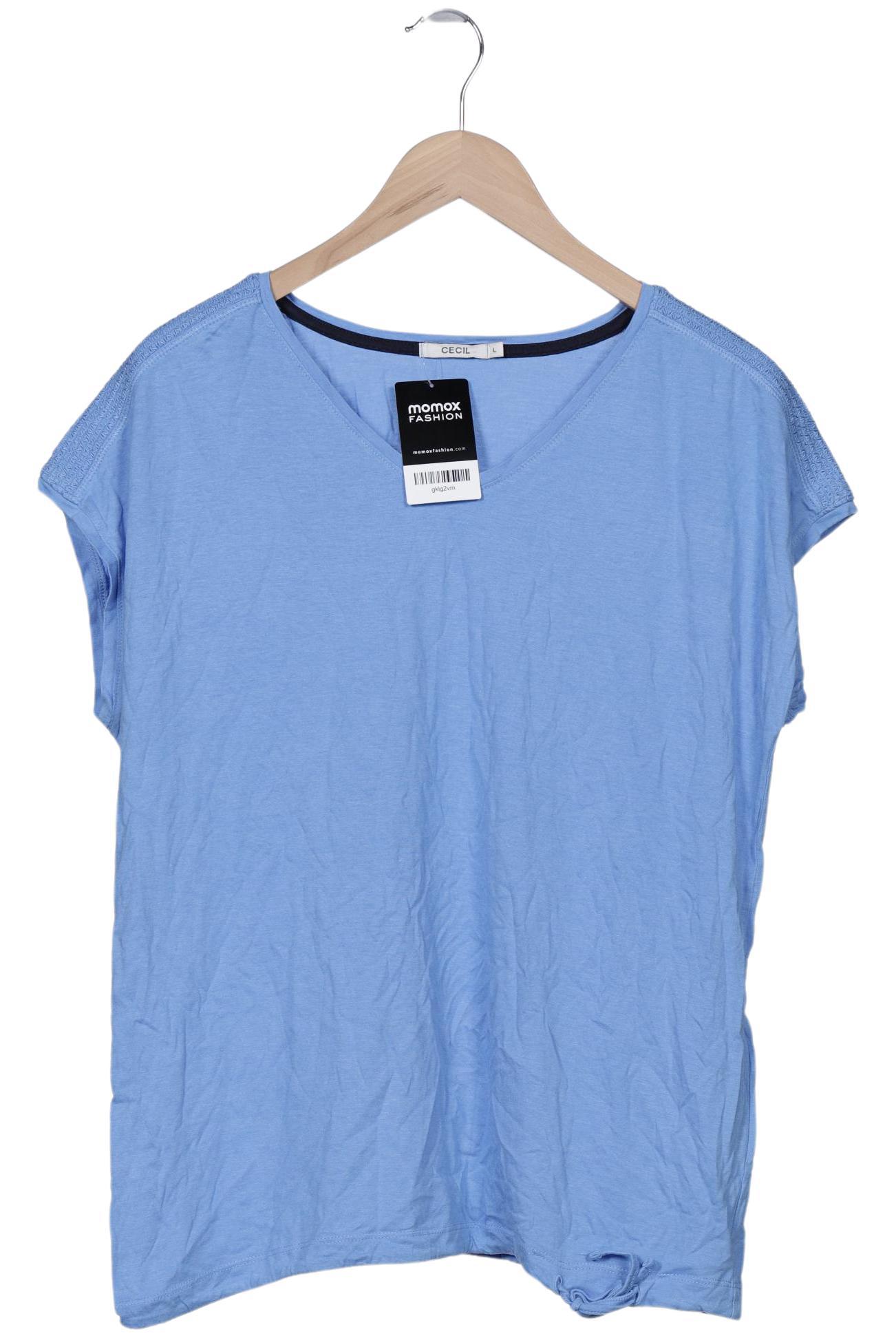

Cecil Damen T-Shirt, blau, Gr. 42