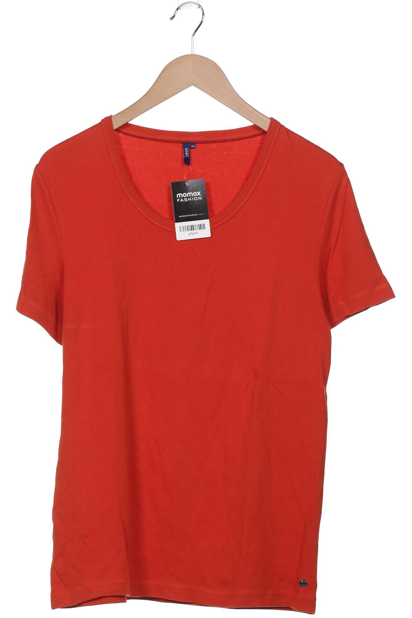 

Cecil Damen T-Shirt, orange, Gr. 46