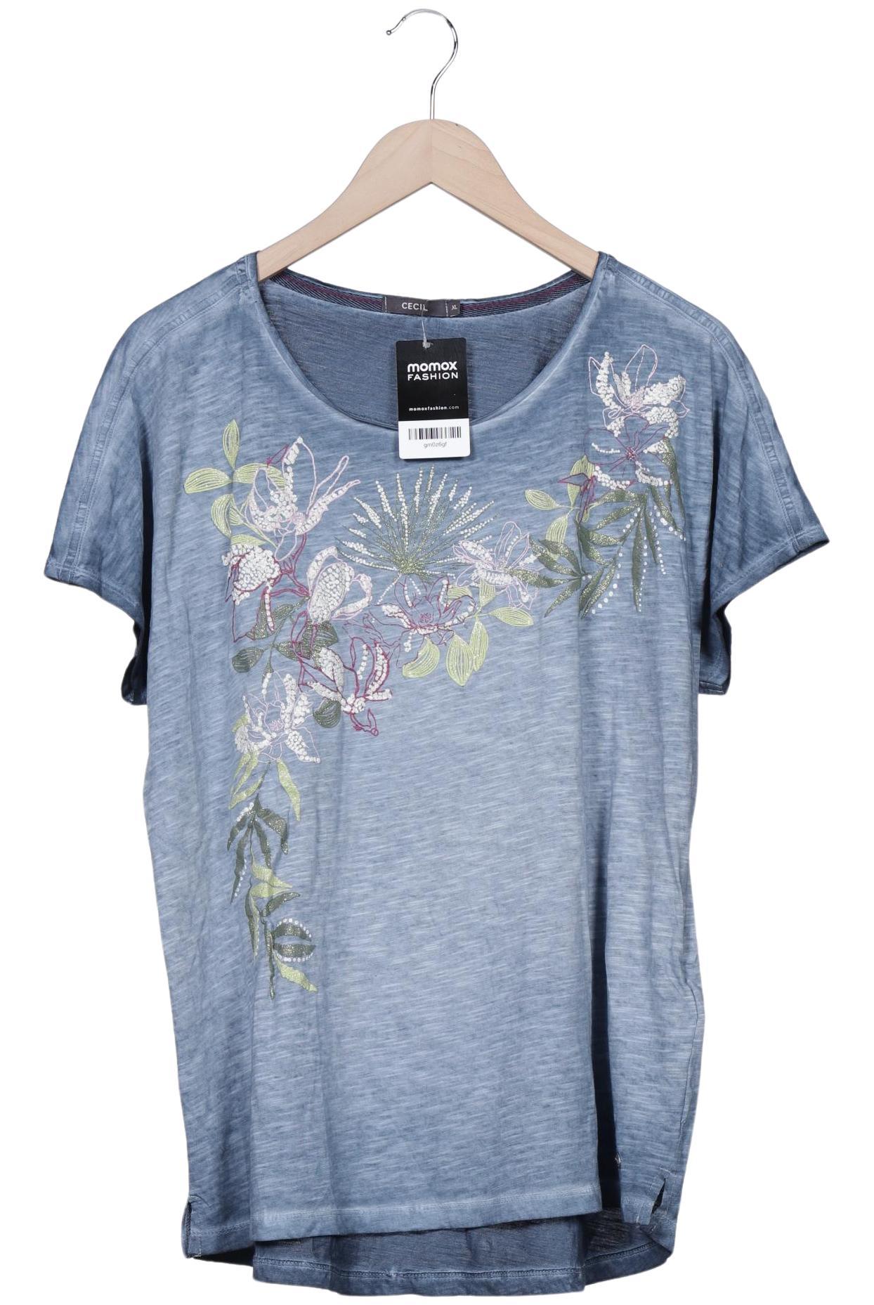 

Cecil Damen T-Shirt, blau, Gr. 44