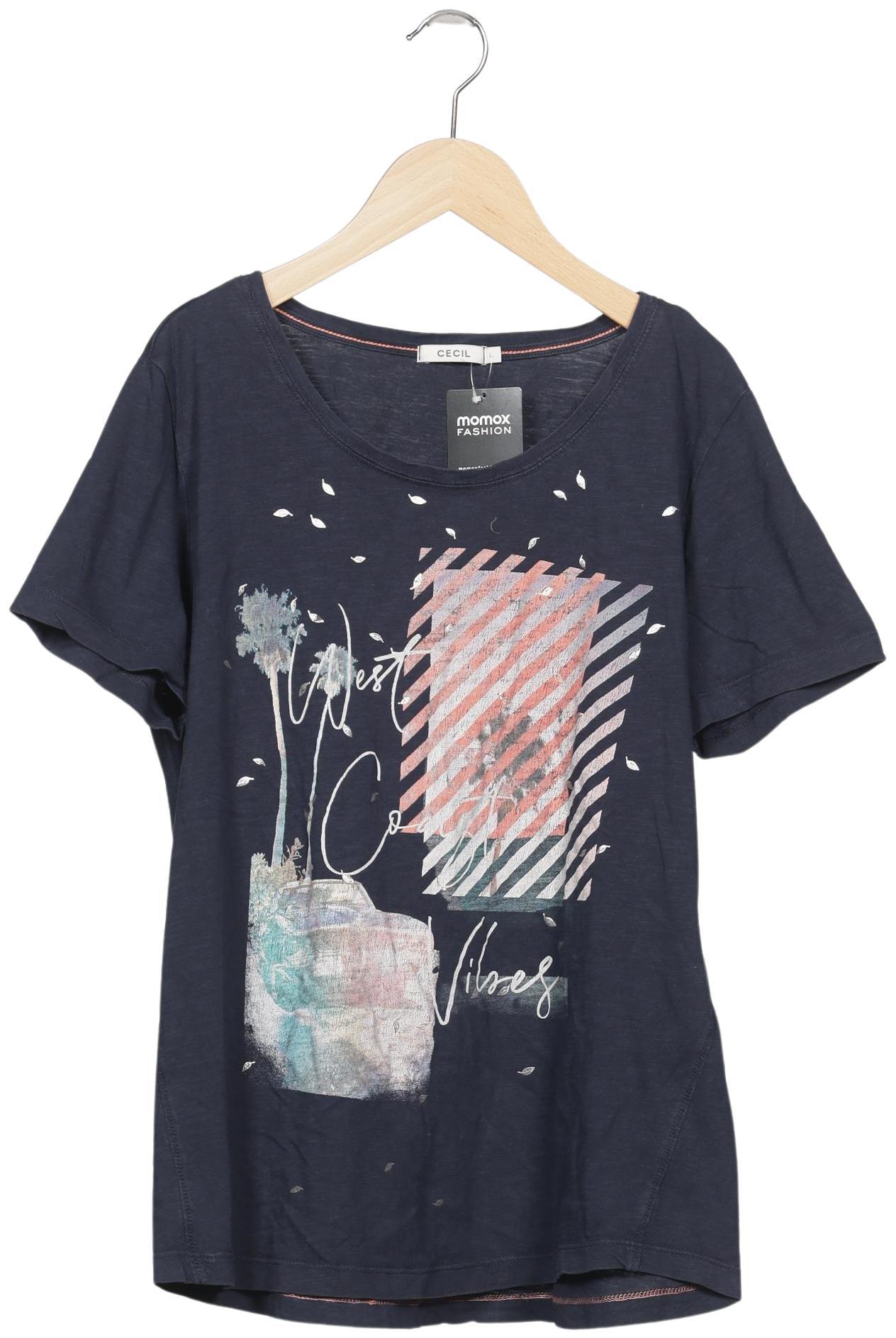 

Cecil Damen T-Shirt, marineblau, Gr. 42
