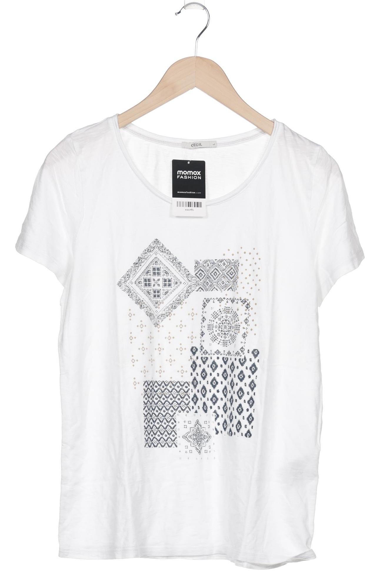 

Cecil Damen T-Shirt, weiß, Gr. 42