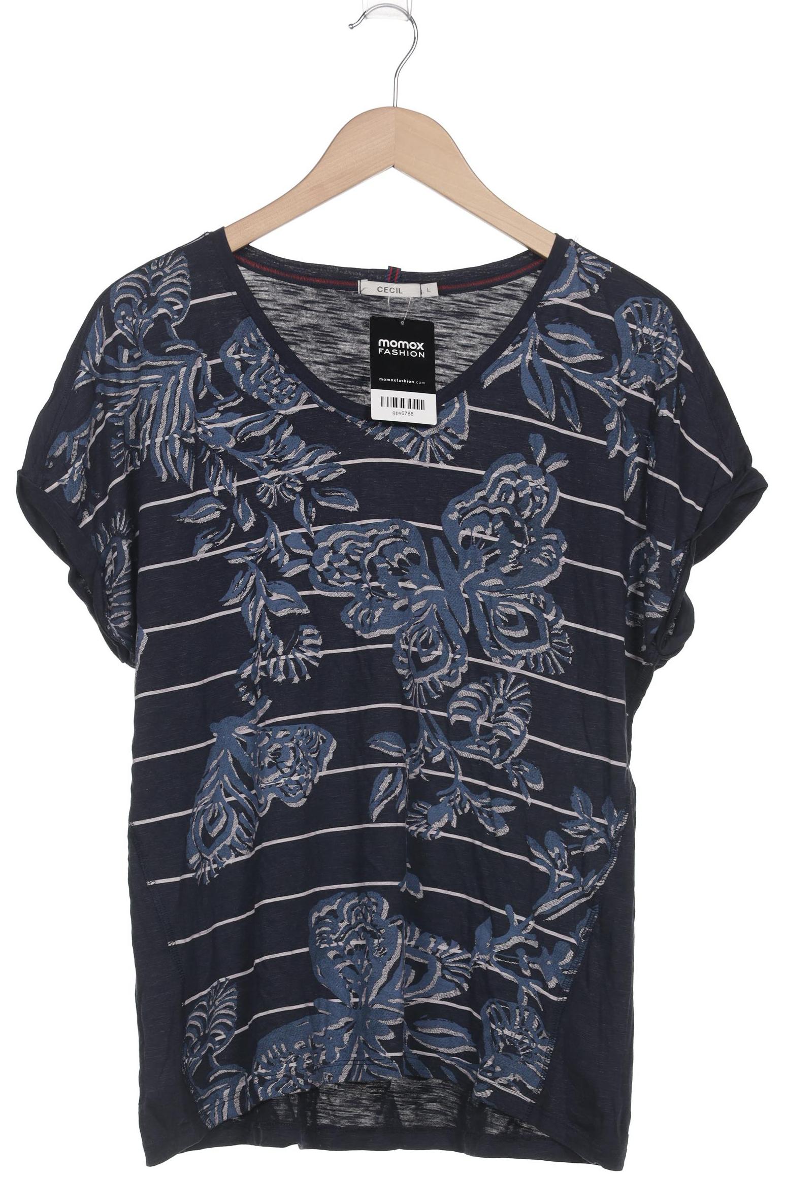 

Cecil Damen T-Shirt, marineblau, Gr. 42
