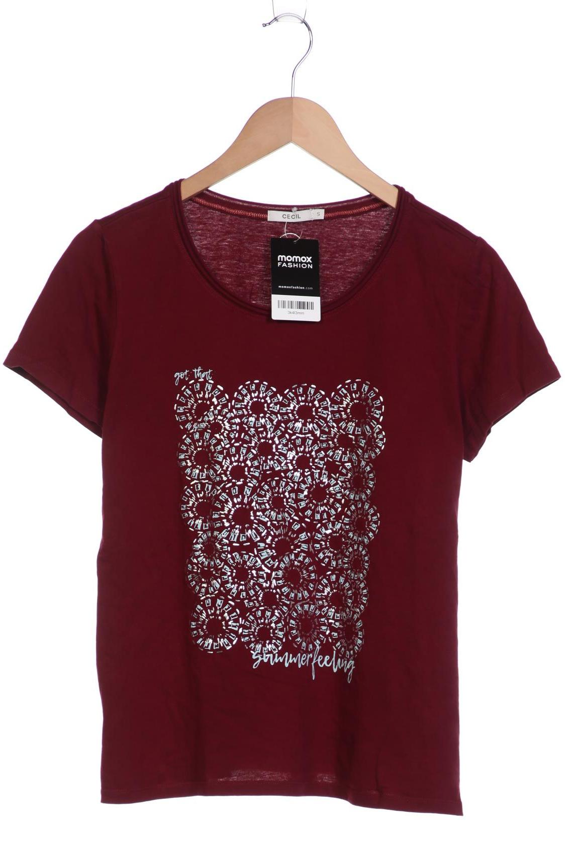 

Cecil Damen T-Shirt, bordeaux, Gr. 36