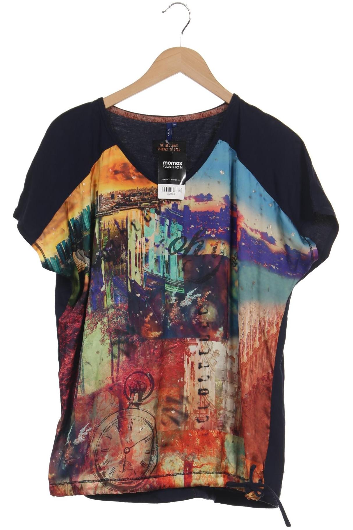 

Cecil Damen T-Shirt, marineblau, Gr. 46