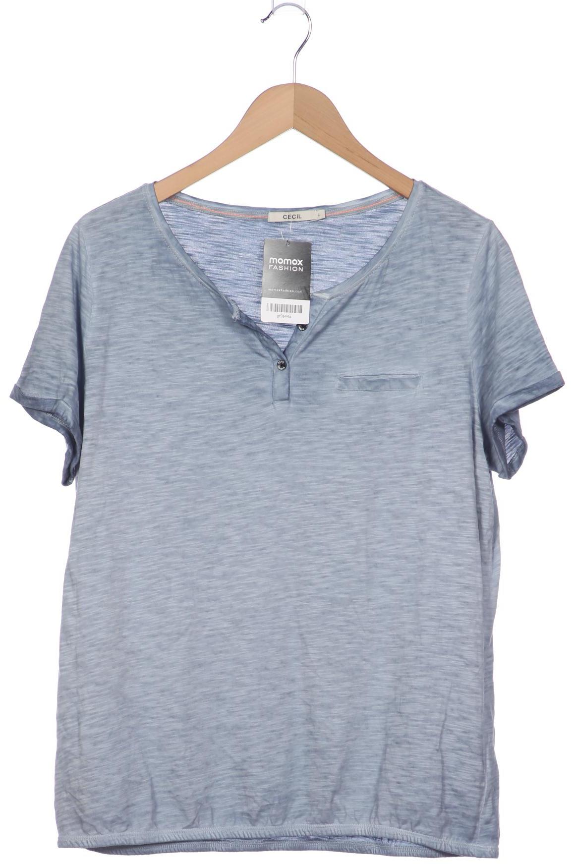 

Cecil Damen T-Shirt, blau, Gr. 42