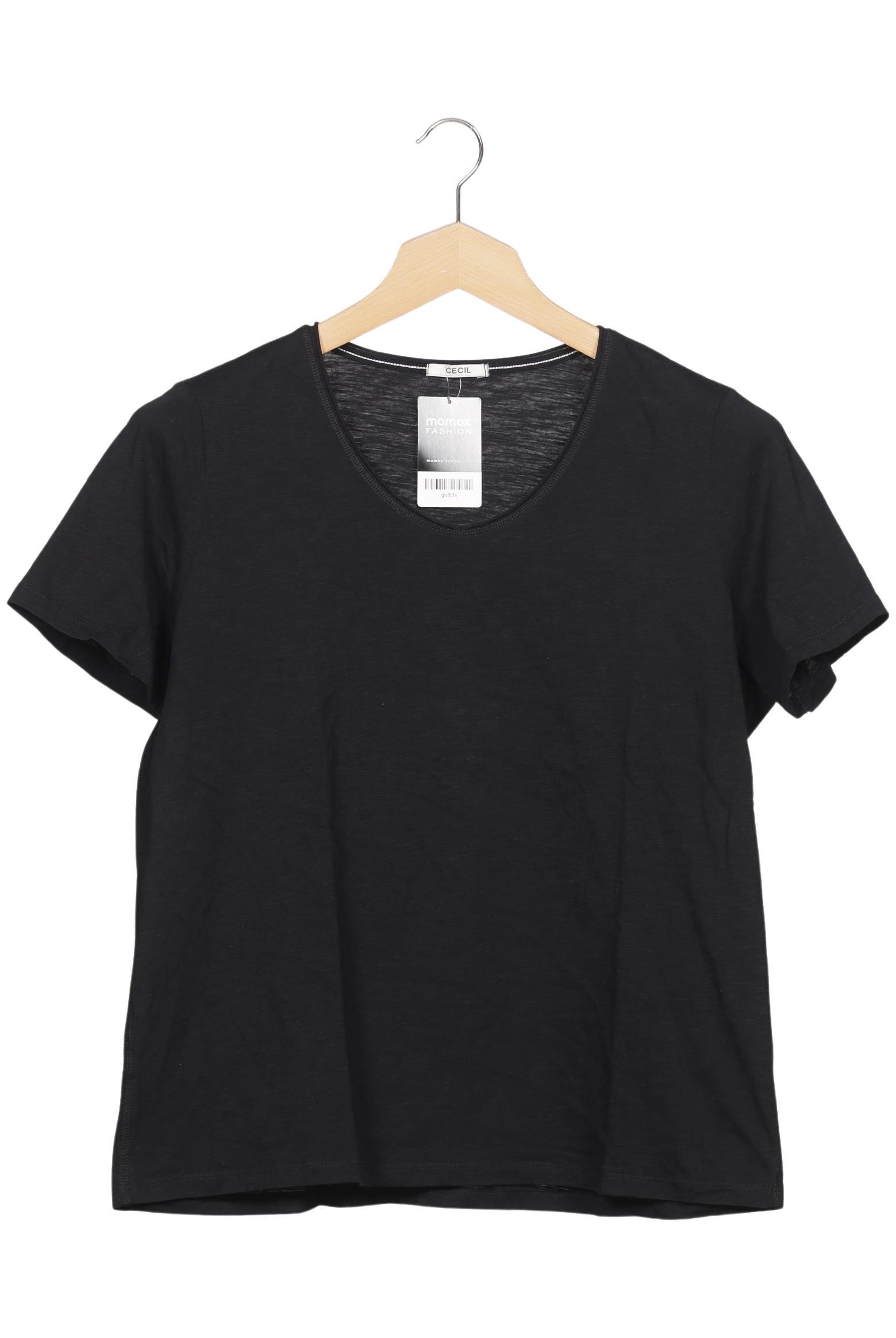

Cecil Damen T-Shirt, schwarz, Gr. 44