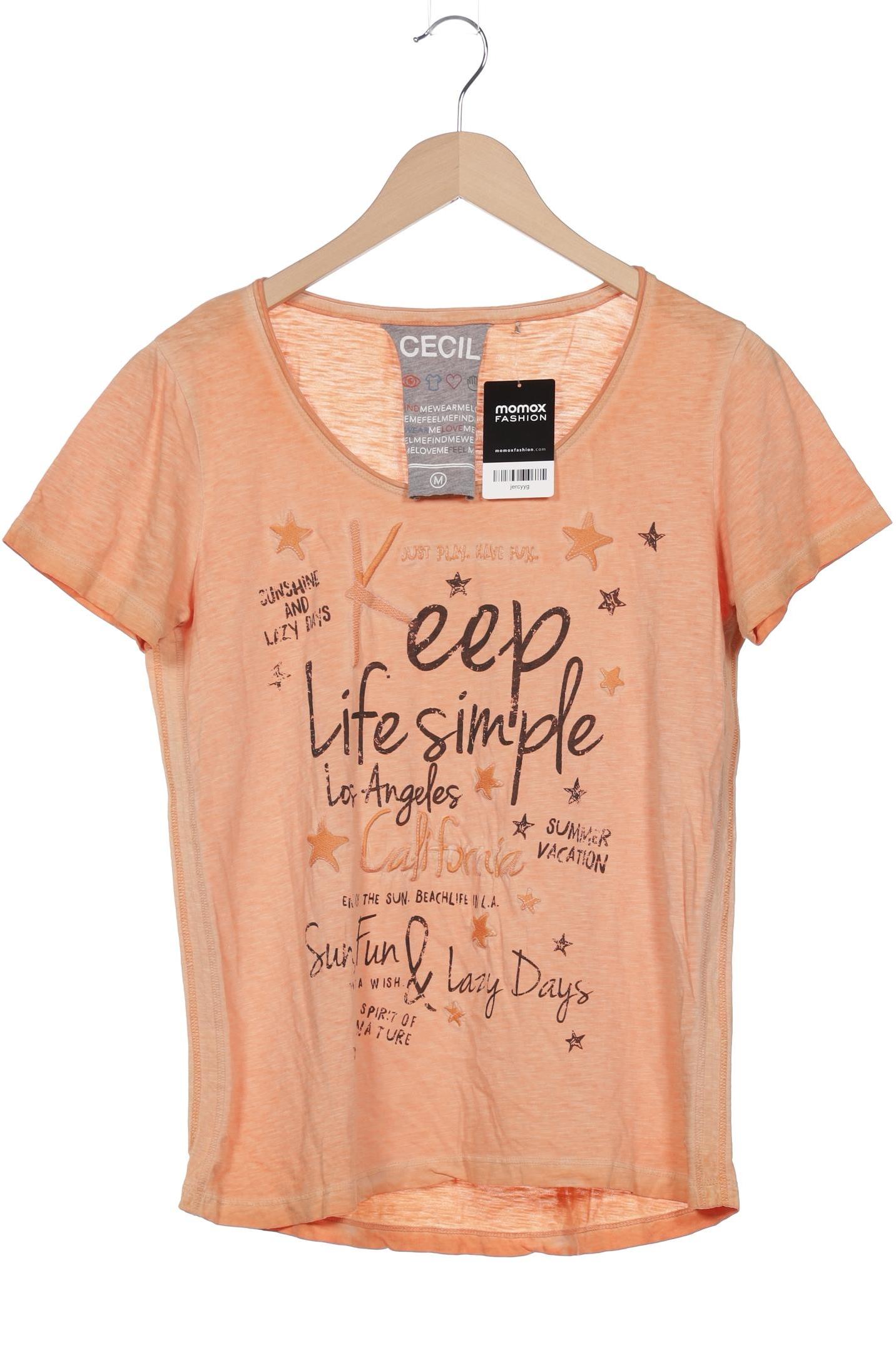 

Cecil Damen T-Shirt, orange, Gr. 38