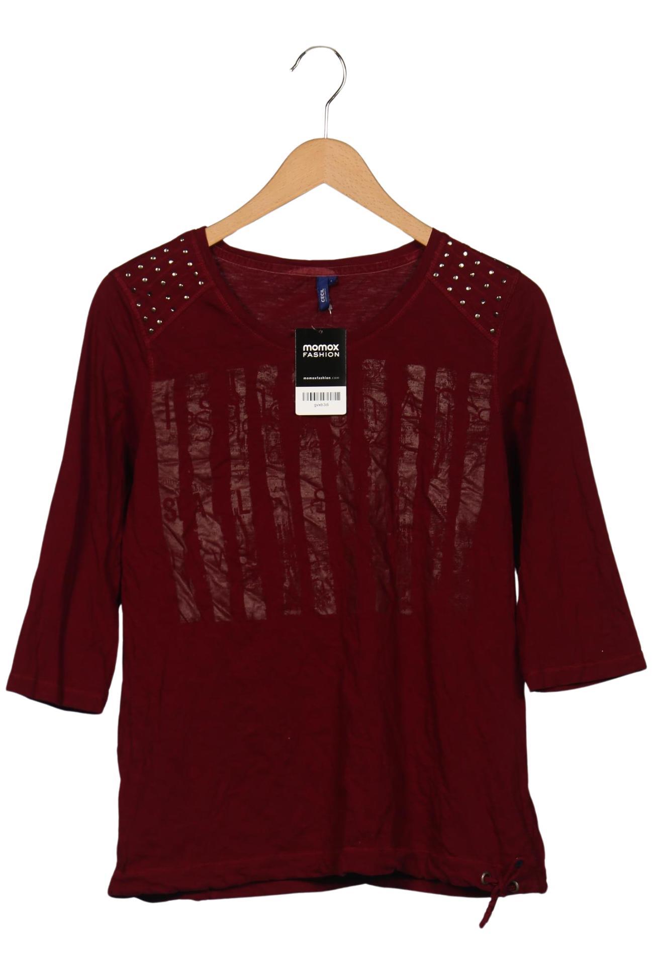 

Cecil Damen T-Shirt, bordeaux, Gr. 42