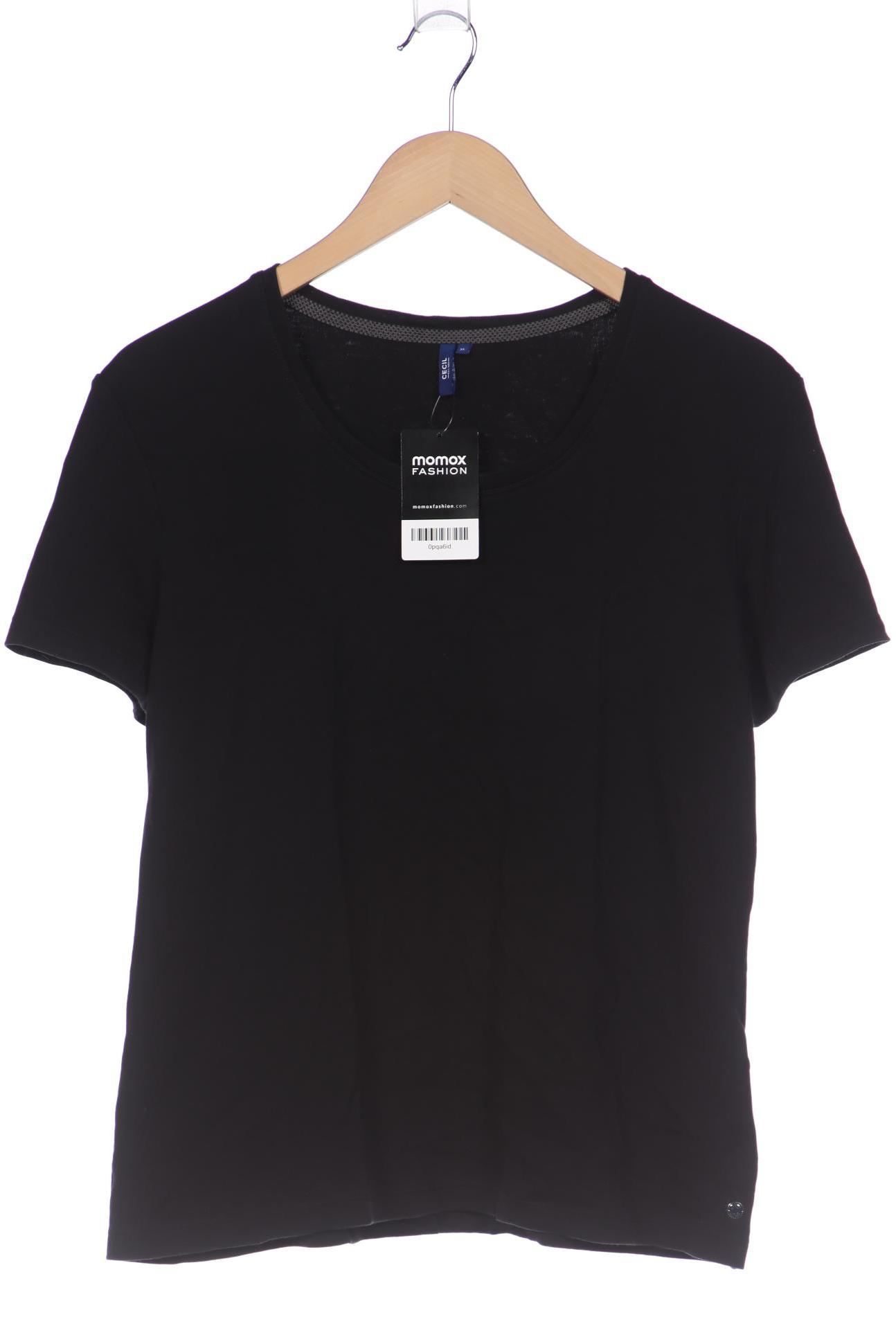 

Cecil Damen T-Shirt, schwarz, Gr. 64
