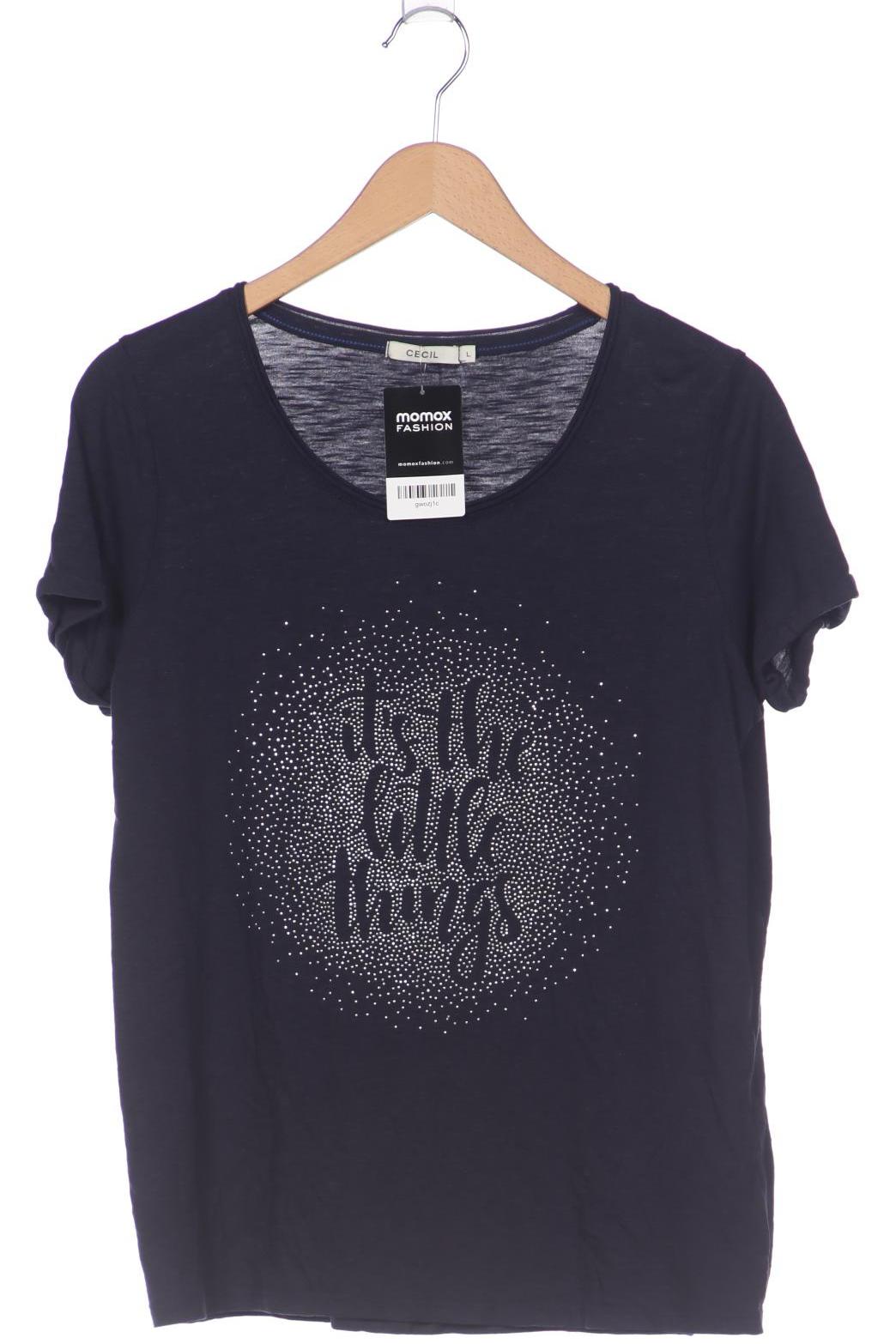 

Cecil Damen T-Shirt, marineblau, Gr. 42