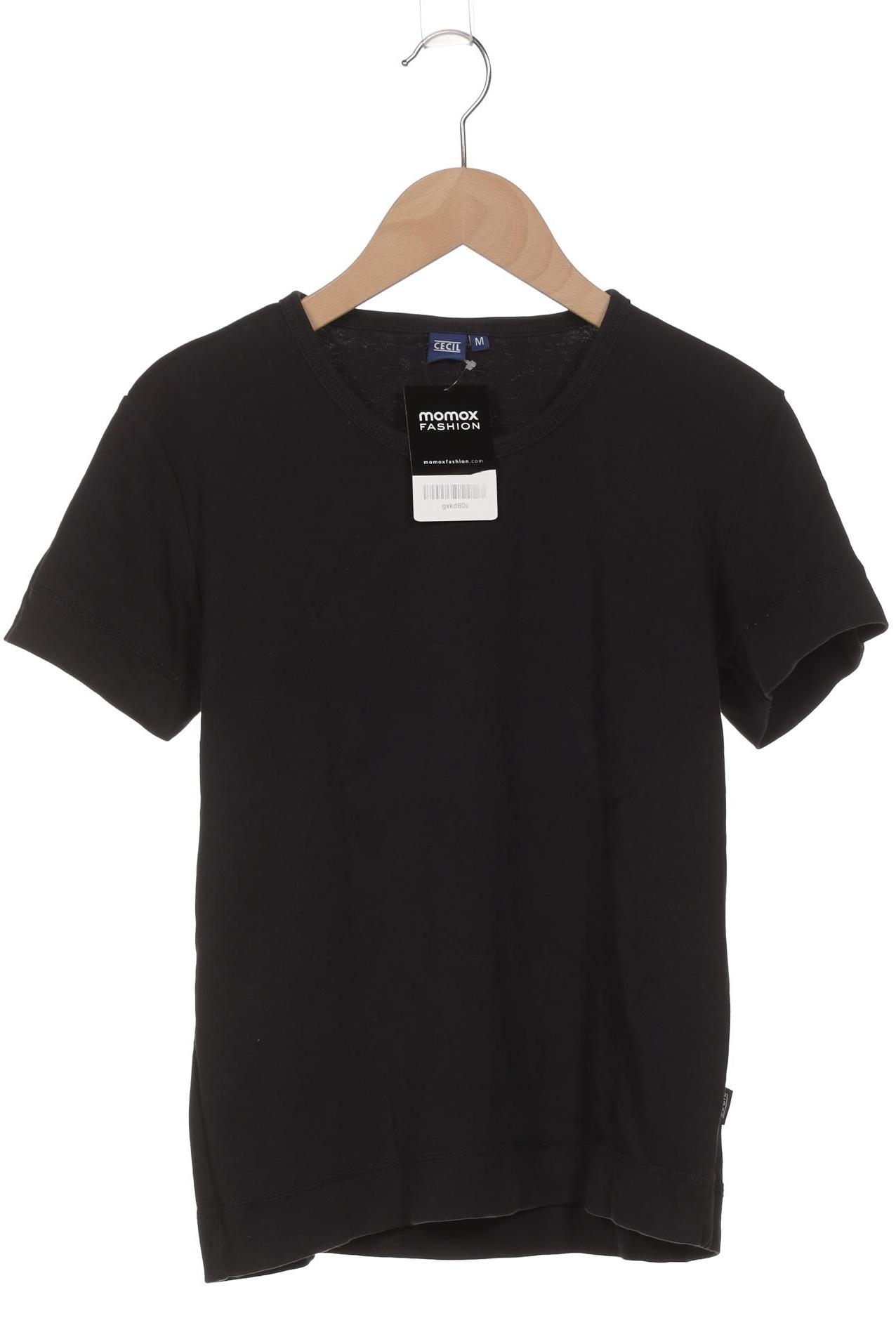 

Cecil Damen T-Shirt, schwarz, Gr. 38