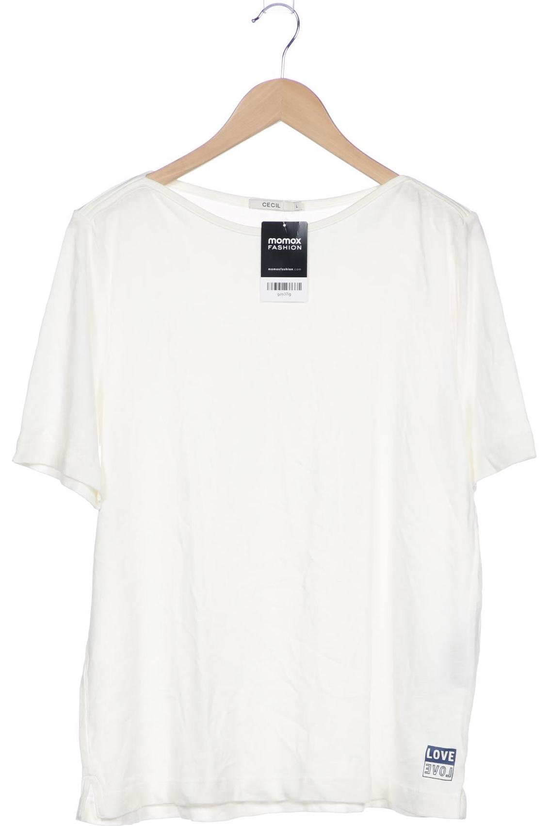 

Cecil Damen T-Shirt, weiß, Gr. 42