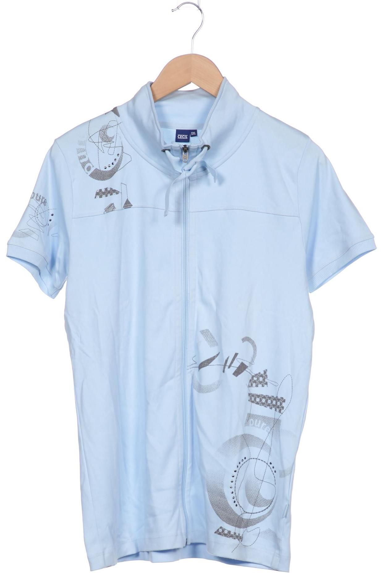

CECIL Damen T-Shirt, hellblau