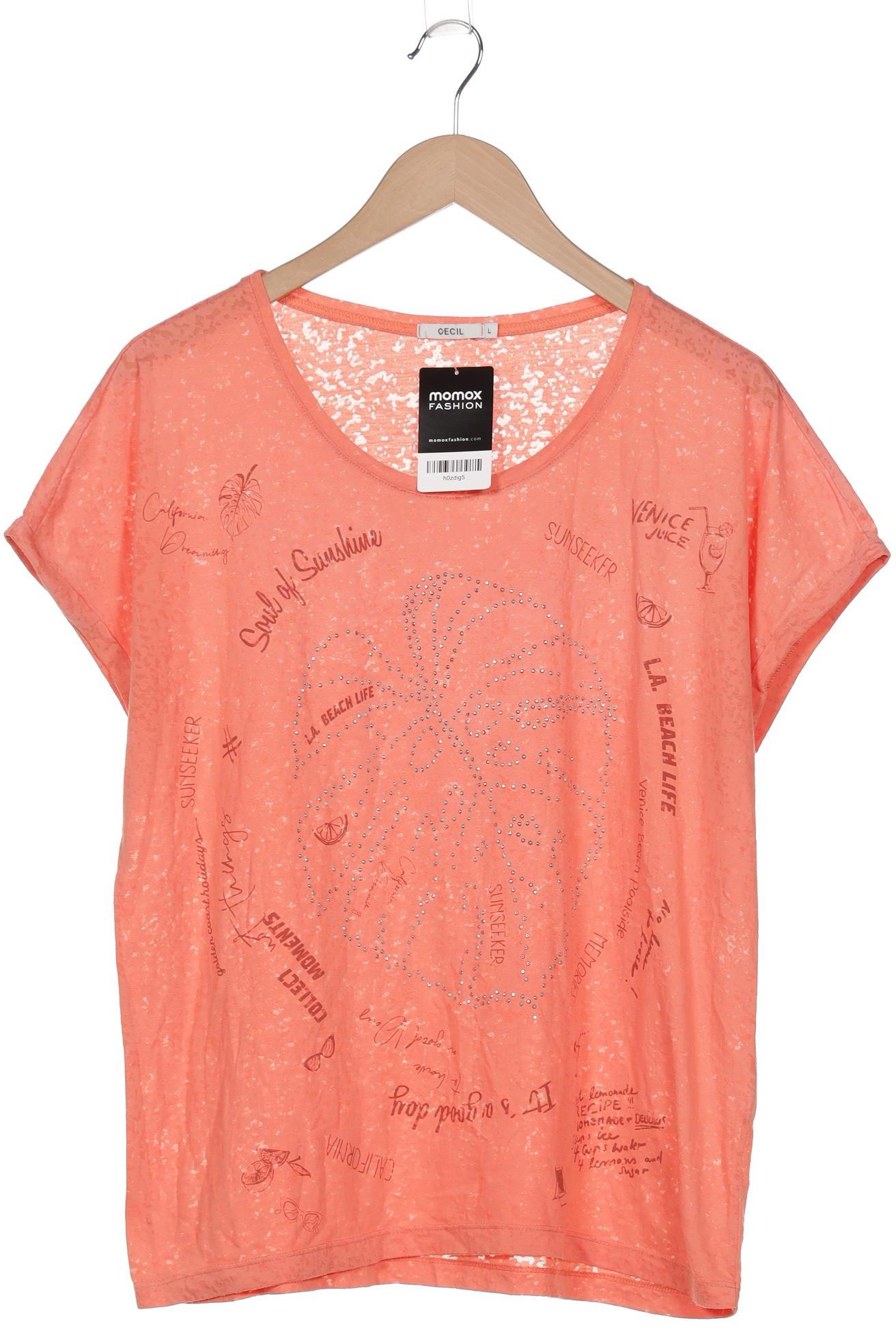 

Cecil Damen T-Shirt, orange, Gr. 42