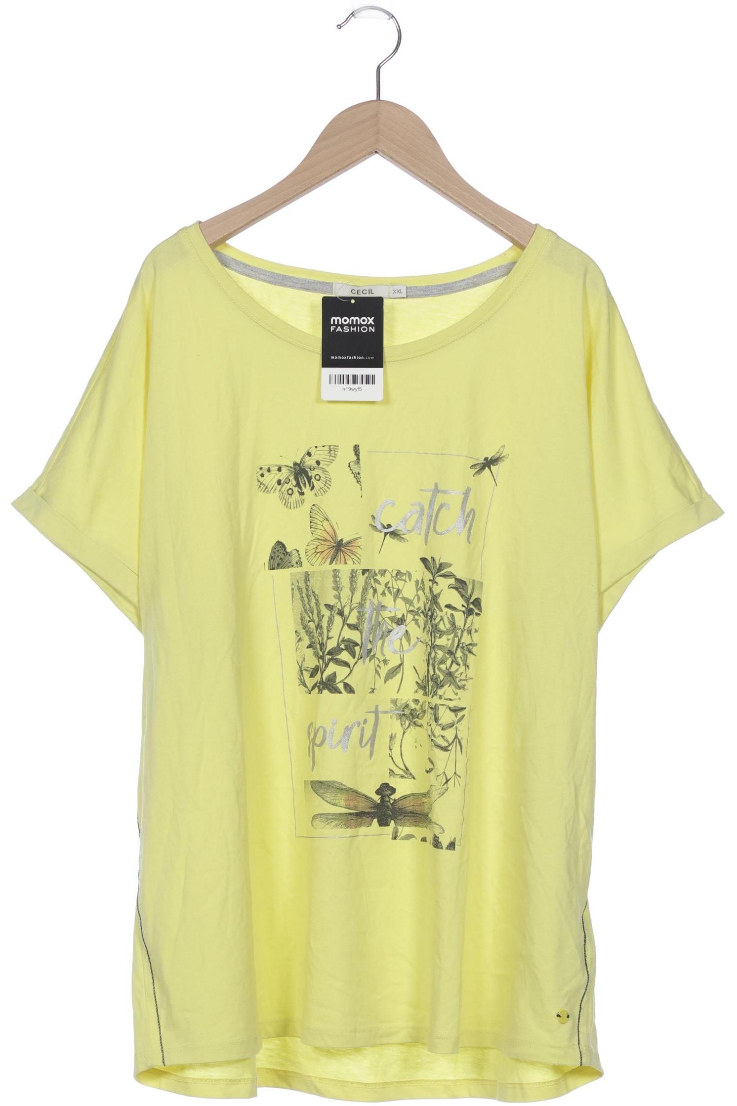 

Cecil Damen T-Shirt, gelb, Gr. 46