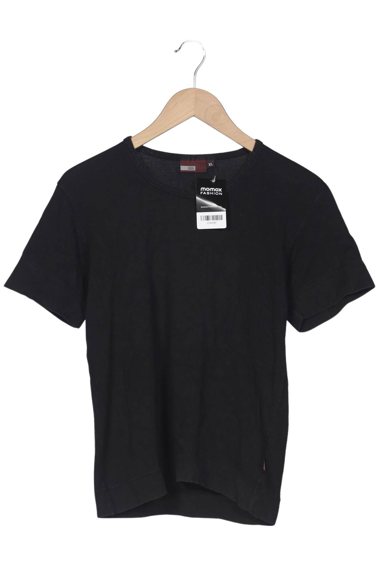 

Cecil Damen T-Shirt, schwarz, Gr. 44