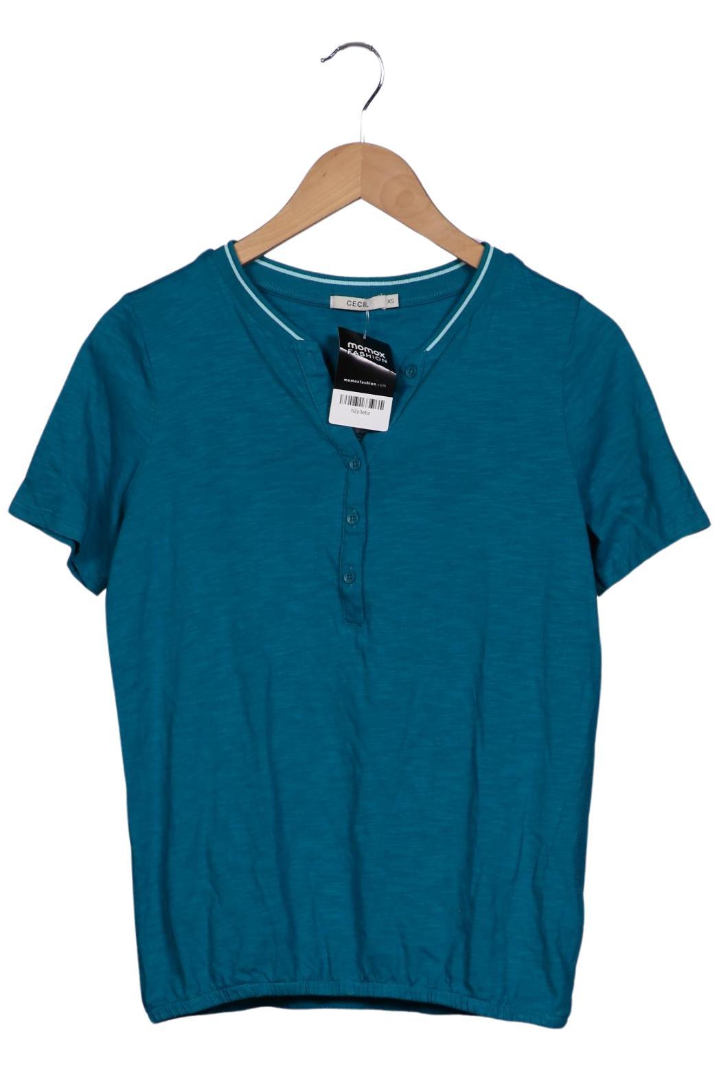 

Cecil Damen T-Shirt, türkis, Gr. 34