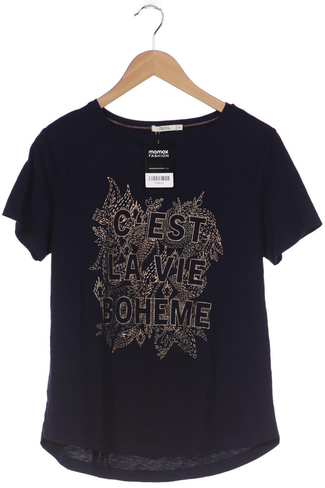 

CECIL Damen T-Shirt, marineblau