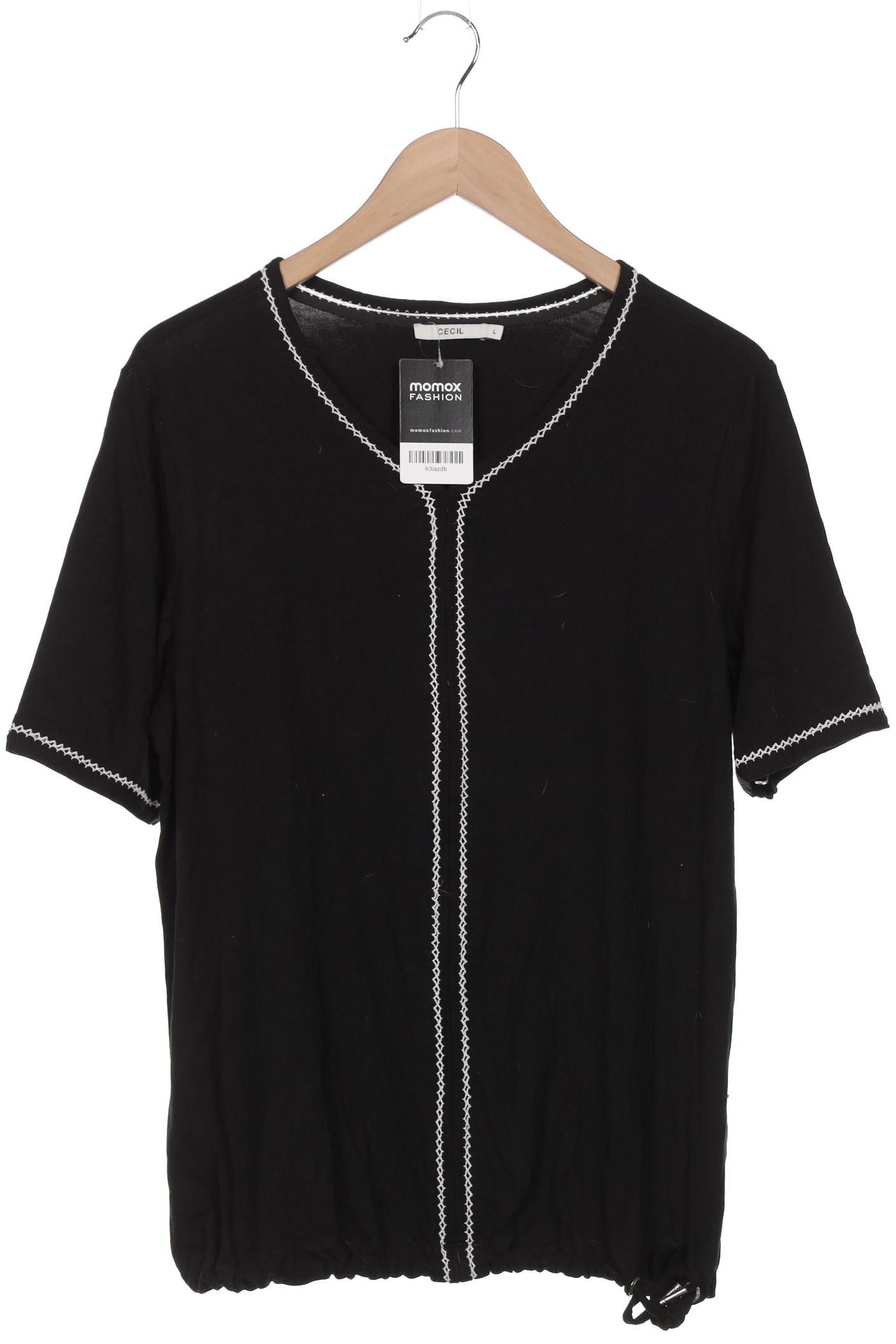 

Cecil Damen T-Shirt, schwarz, Gr. 42