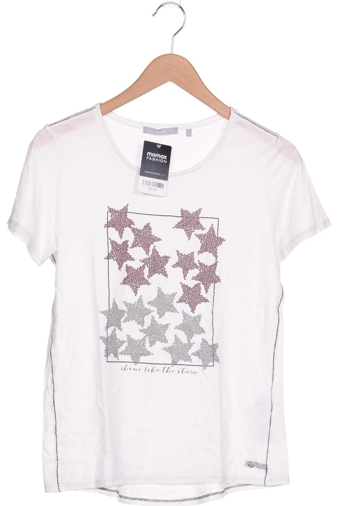 

Cecil Damen T-Shirt, weiß, Gr. 36