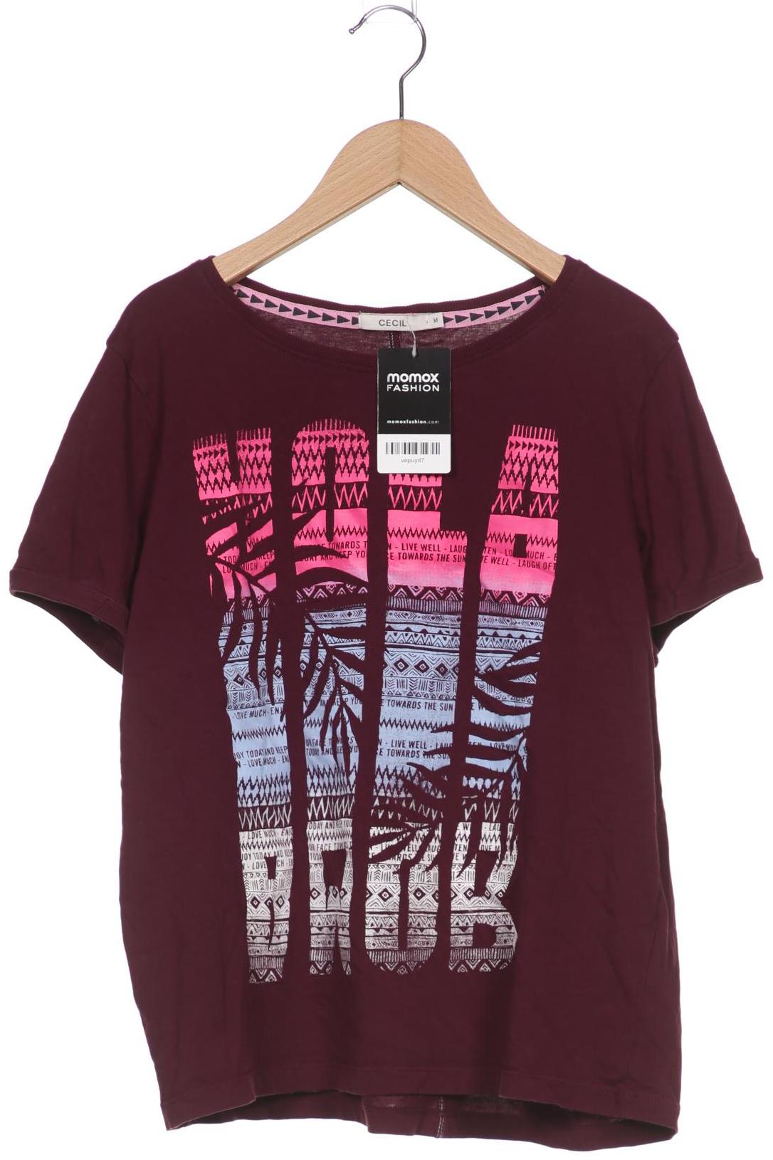

Cecil Damen T-Shirt, bordeaux, Gr. 38