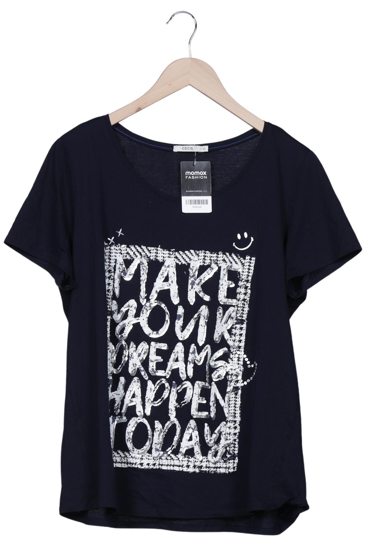

Cecil Damen T-Shirt, marineblau, Gr. 44