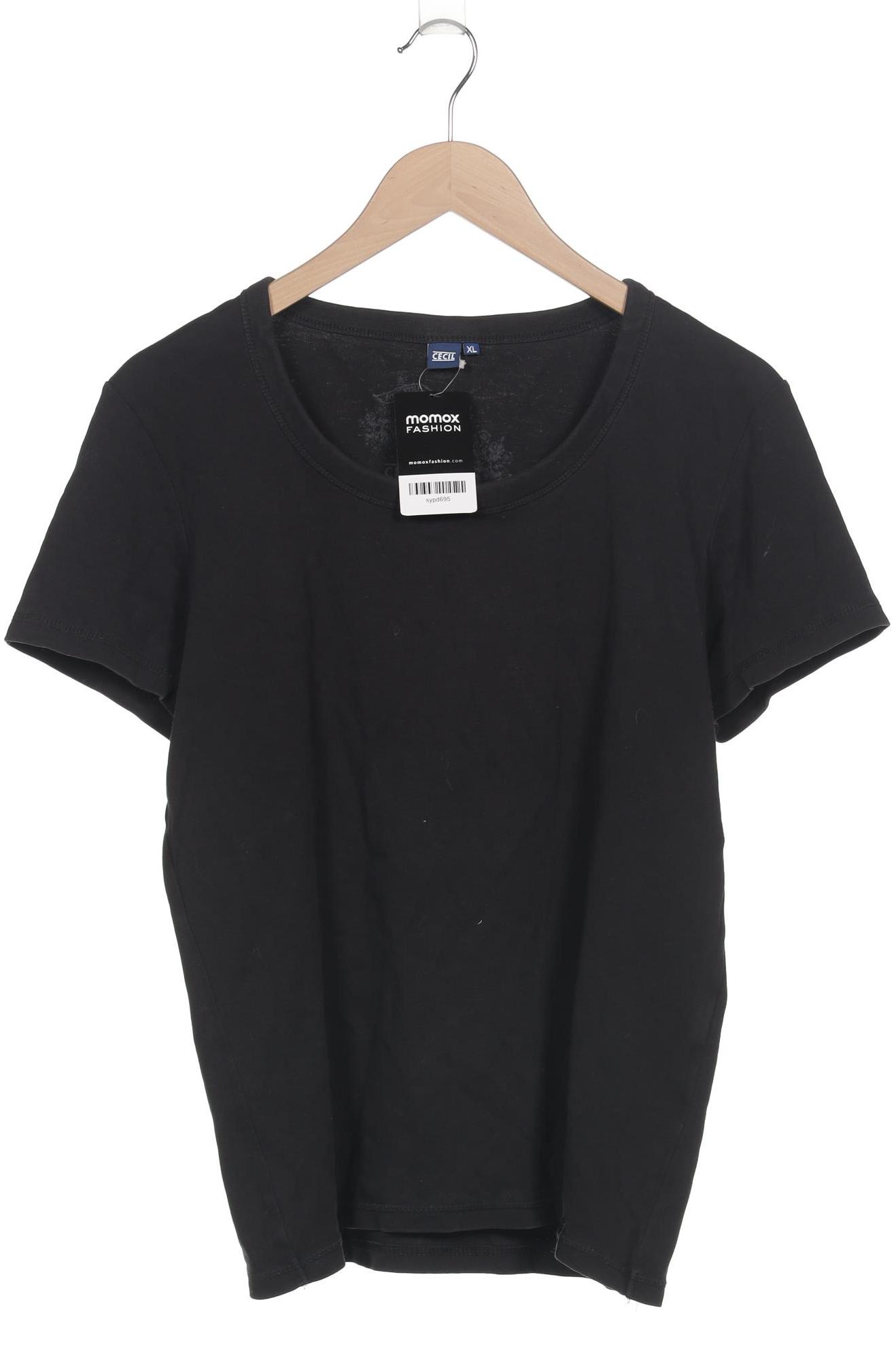 

Cecil Damen T-Shirt, schwarz, Gr. 44