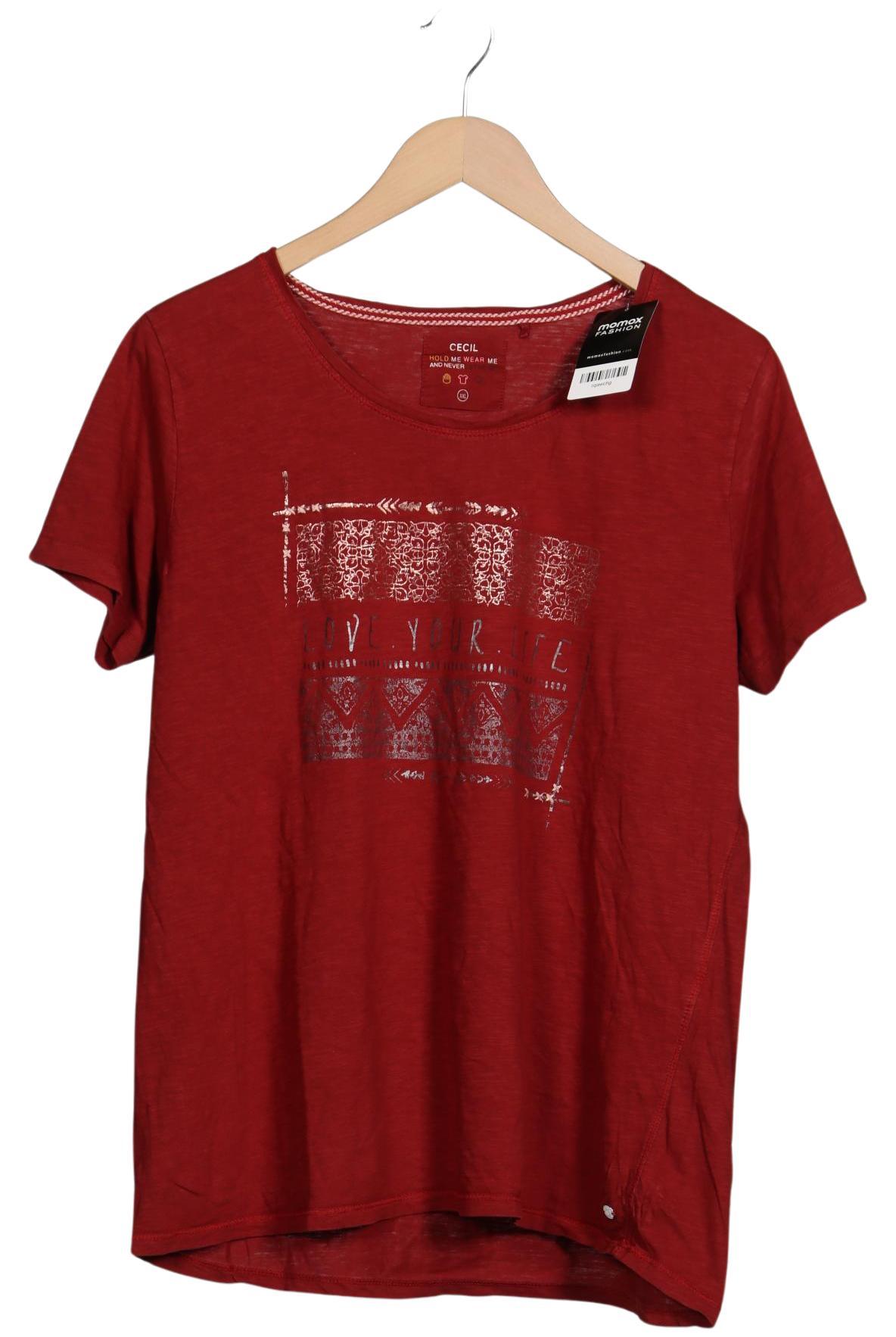 

Cecil Damen T-Shirt, rot, Gr. 46