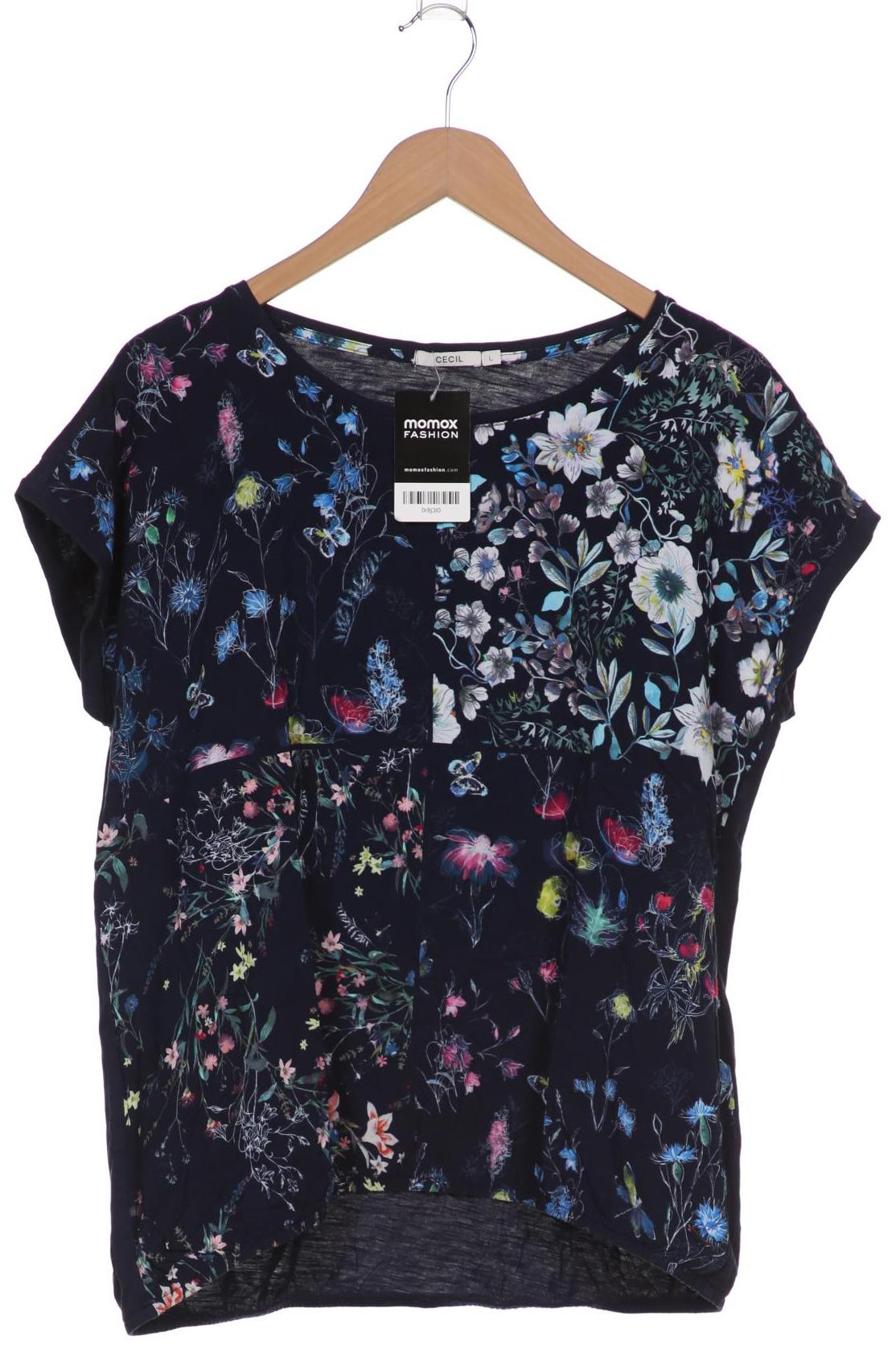 

CECIL Damen T-Shirt, marineblau