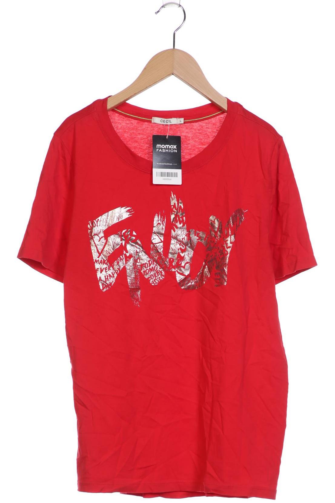 

Cecil Damen T-Shirt, rot, Gr. 42