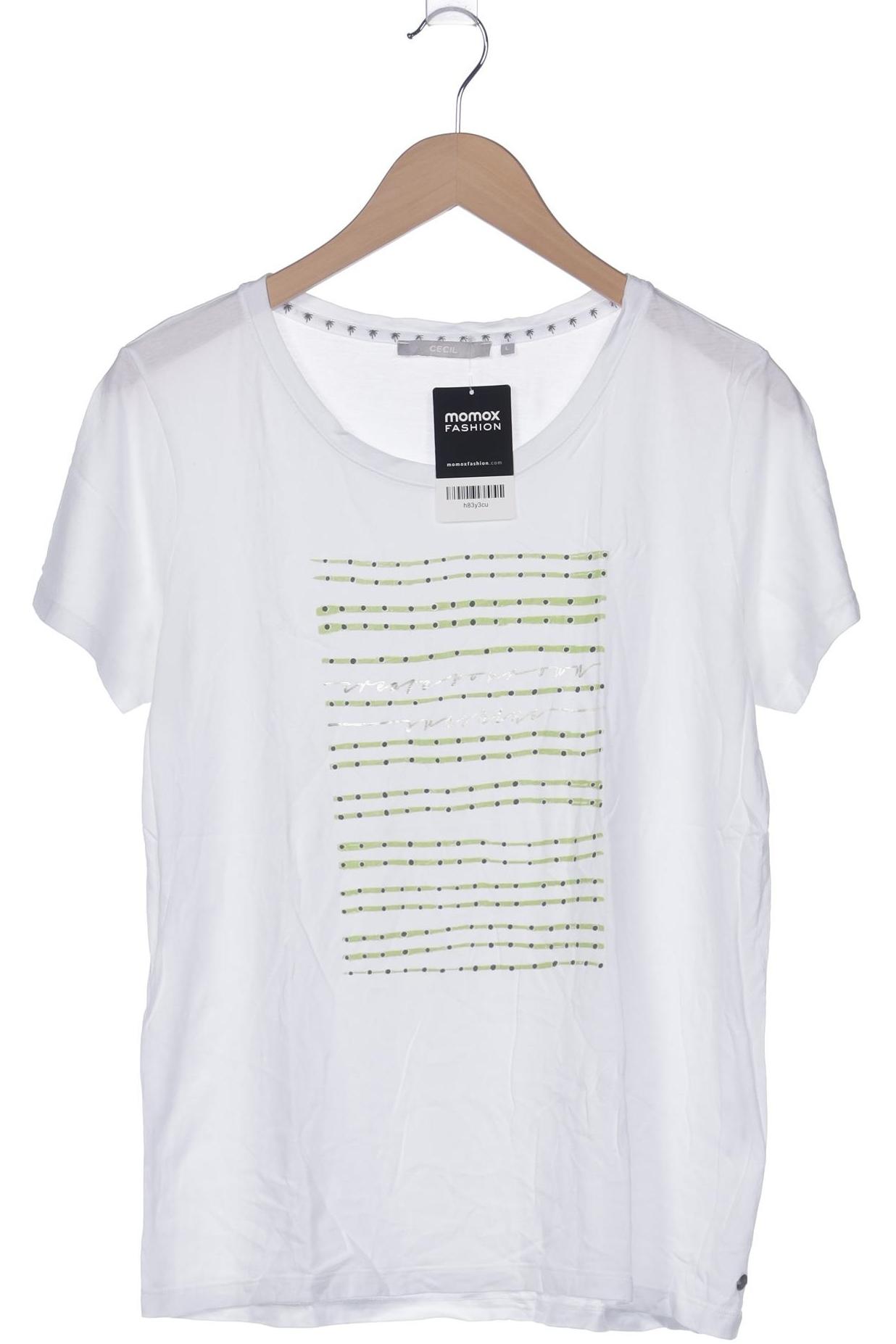

Cecil Damen T-Shirt, weiß, Gr. 42