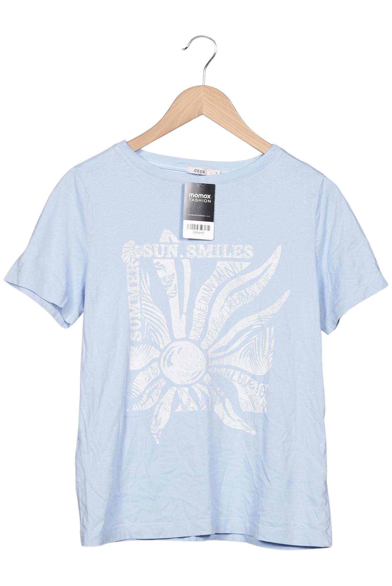 

Cecil Damen T-Shirt, blau, Gr. 36