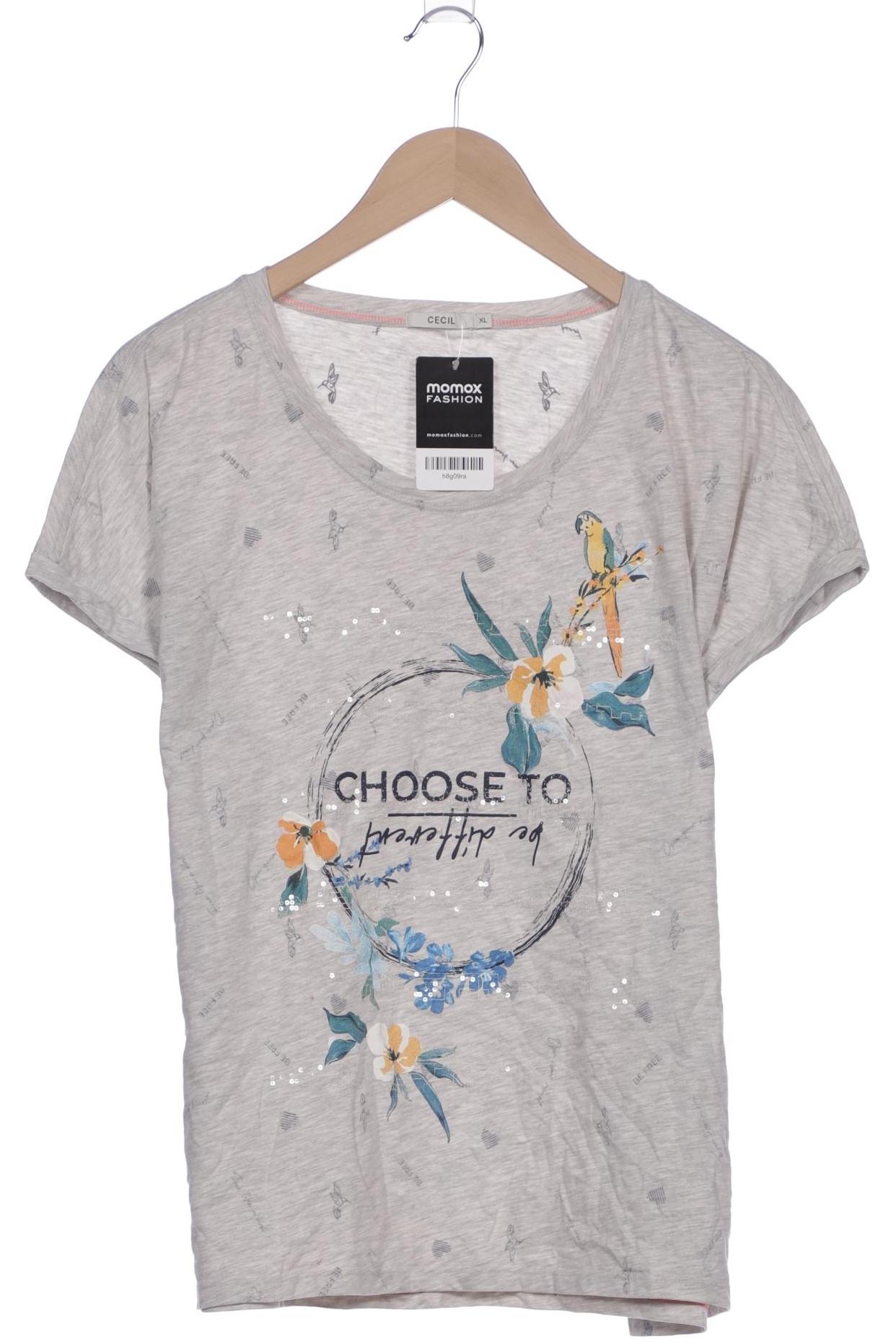 

Cecil Damen T-Shirt, grau, Gr. 44