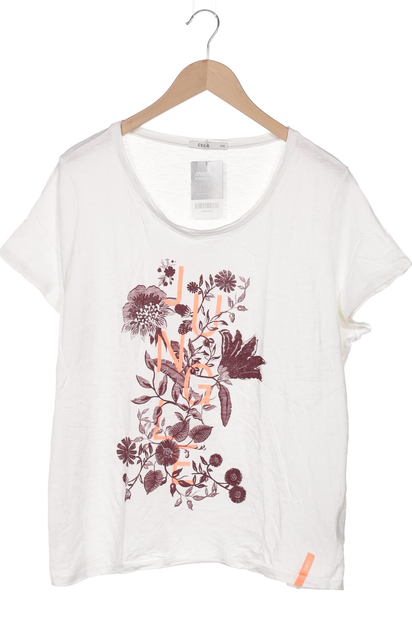 

Cecil Damen T-Shirt, weiß, Gr. 46