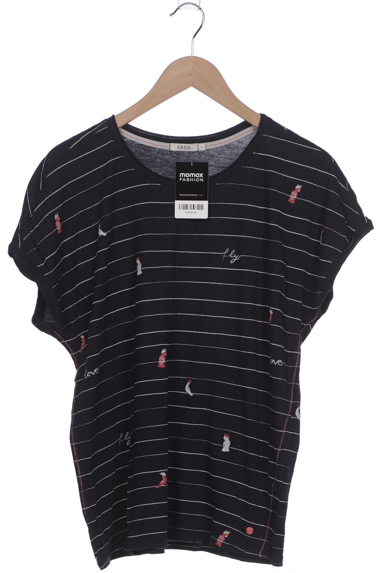 

Cecil Damen T-Shirt, marineblau, Gr. 42