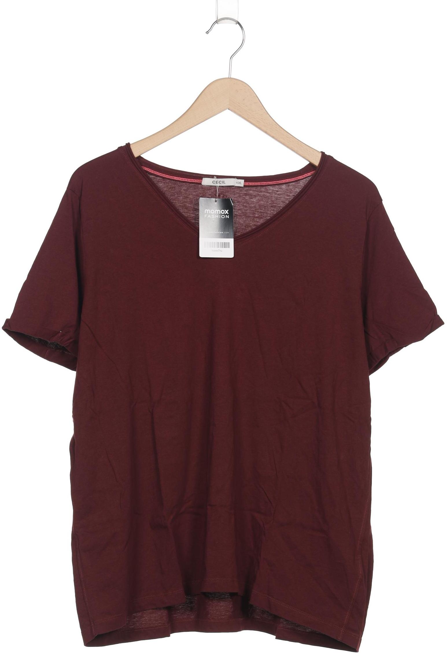 

Cecil Damen T-Shirt, bordeaux, Gr. 46